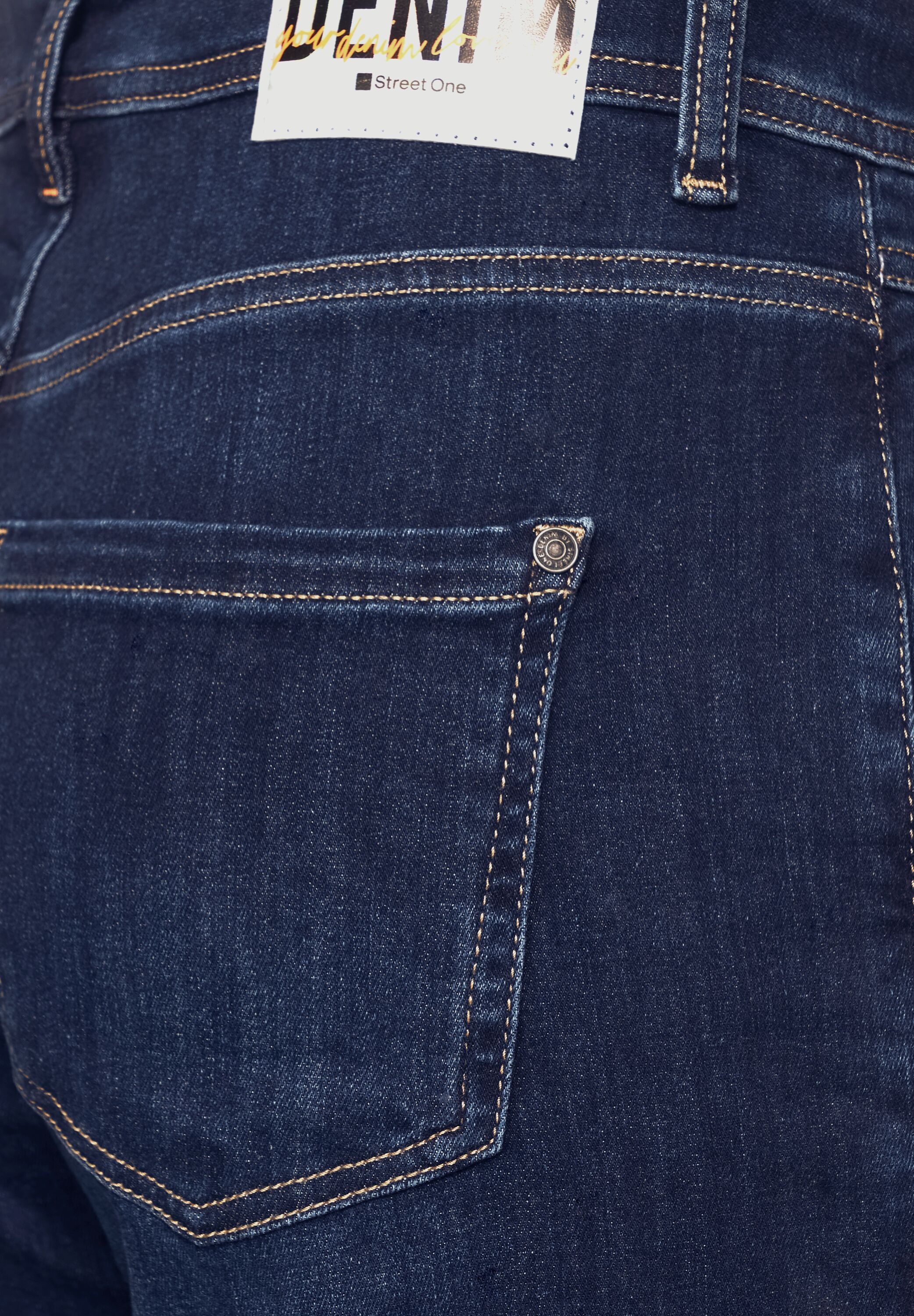 STREET ONE Weite Jeans, High Waist