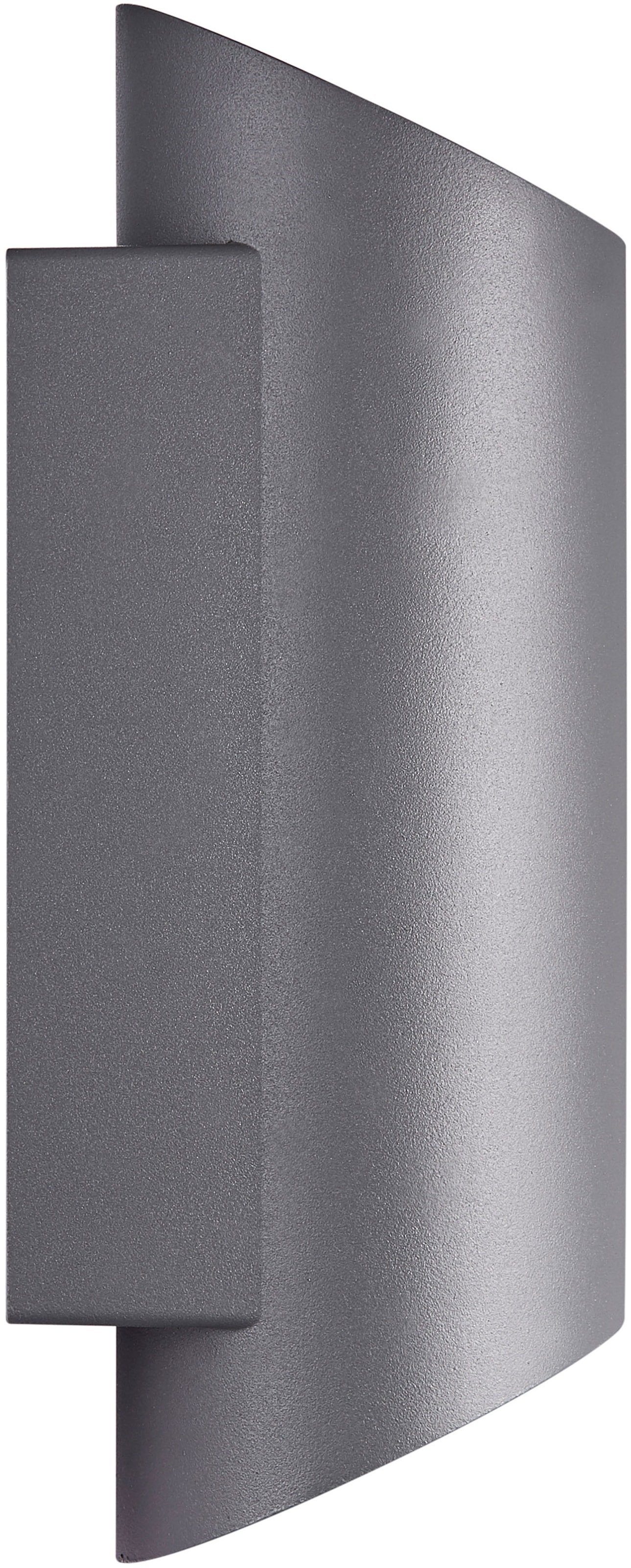 Nordlux Außen-Wandleuchte »Nico Round«, Leuchtmittel GU10 | ohne Leuchtmittel, Leuchtet sowohl nach oben als auch nach unten, Aluminium-Gehäuse