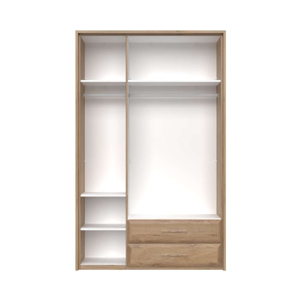 Thumbnail - Home affaire Kleiderschrank "Gala, beige hochglänzend UV lackiert, kratzfest, FSC-zertifiziert", (abgerundete Schubladen...
