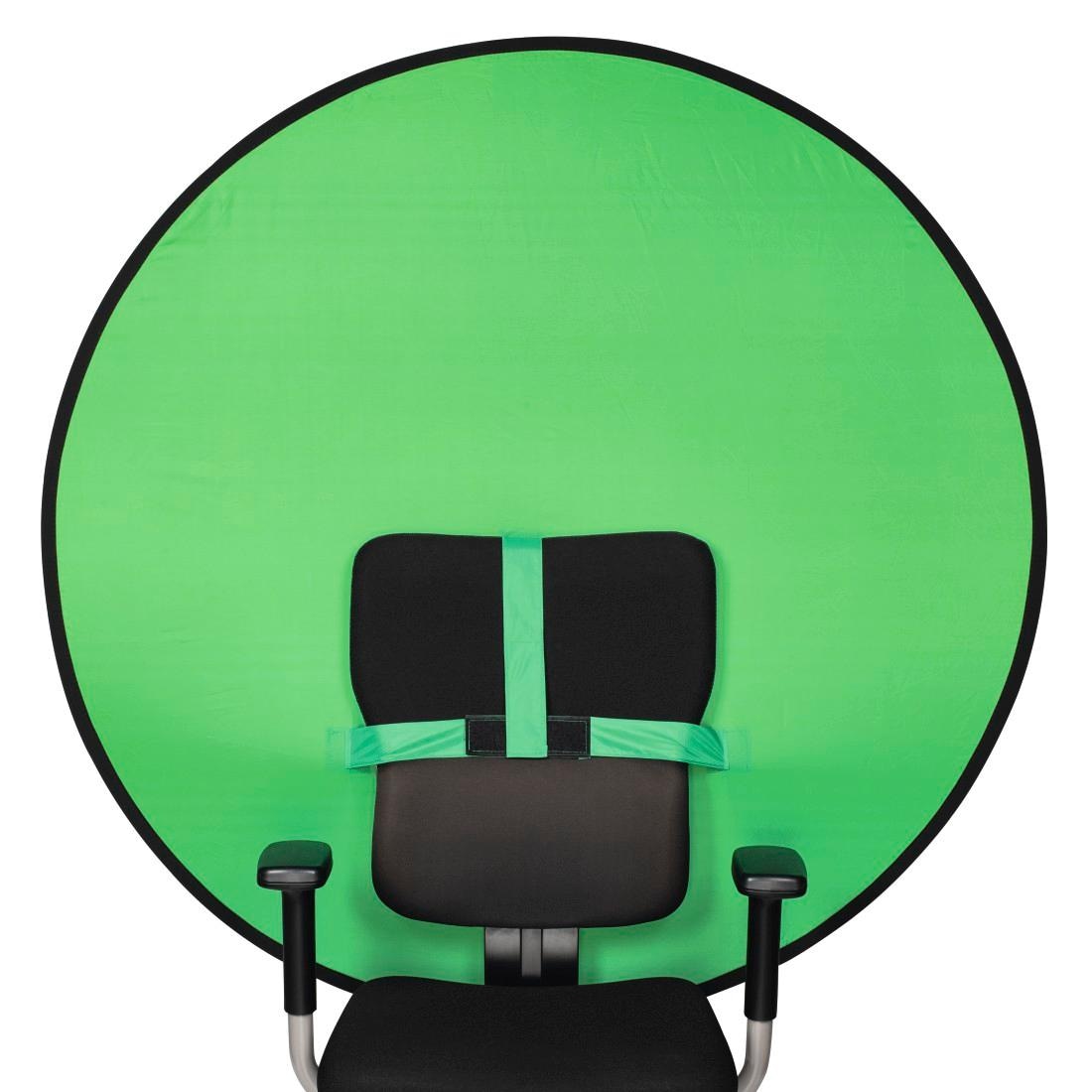Hama Fotohintergrund »Falthintergrund "Chairy", Grün, Ø 130 cm Fotohintergrund«