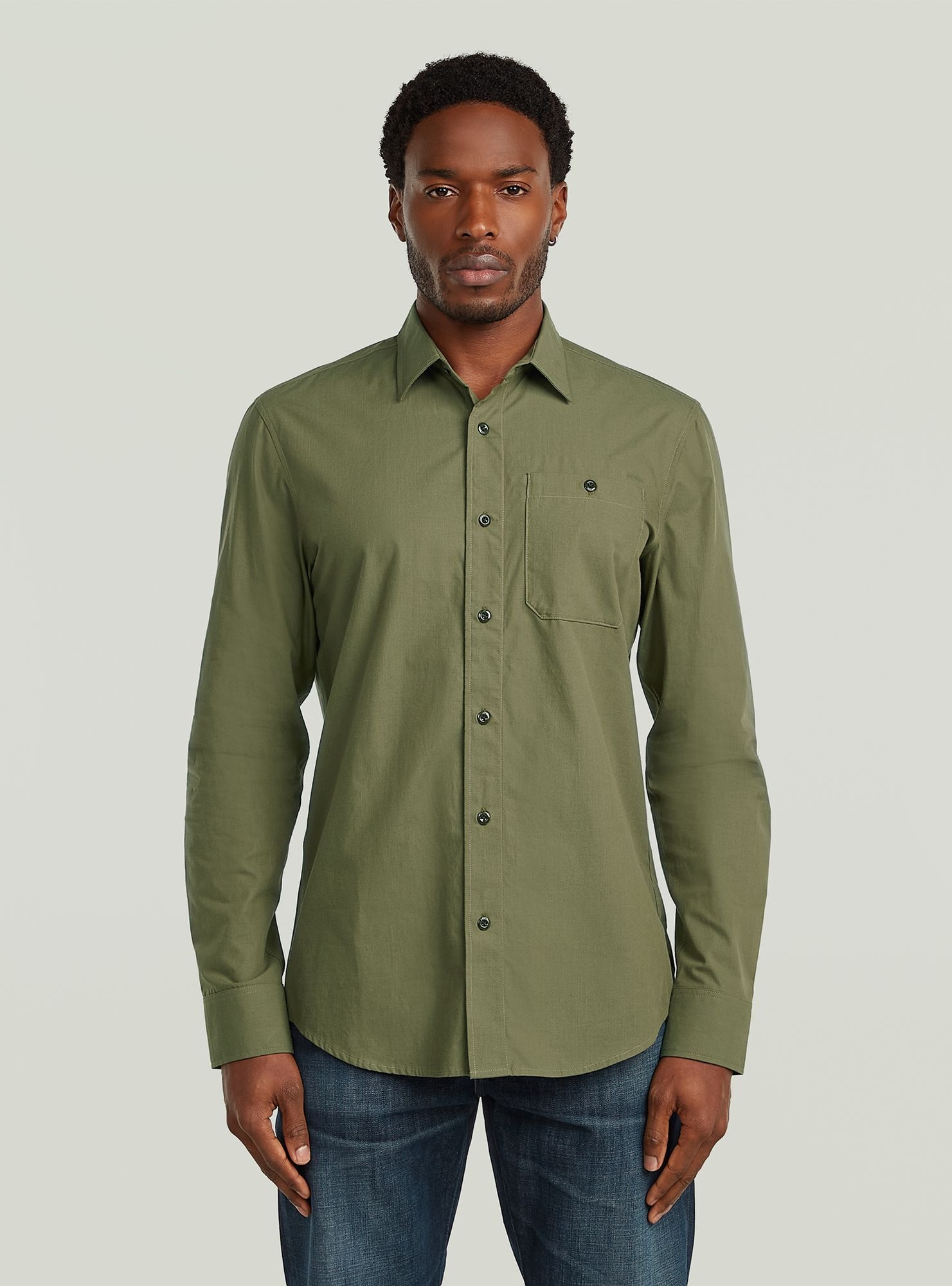 G-STAR Langarmshirt "Bristum 2.0 Slim Hemd" günstig online kaufen
