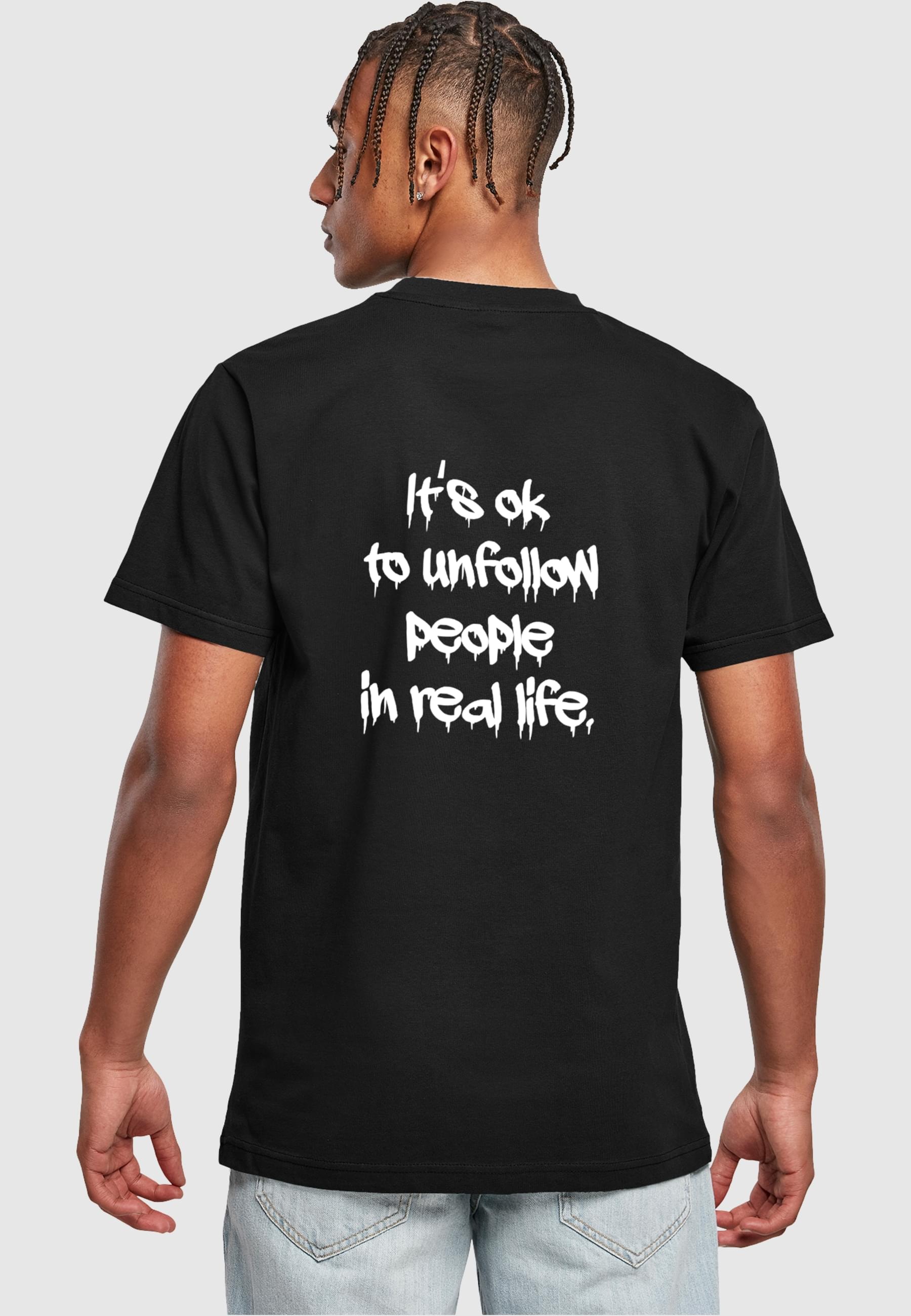Merchcode T-Shirt »Merchcode Herren Unfollow T-Shirt«, (1 tlg.)