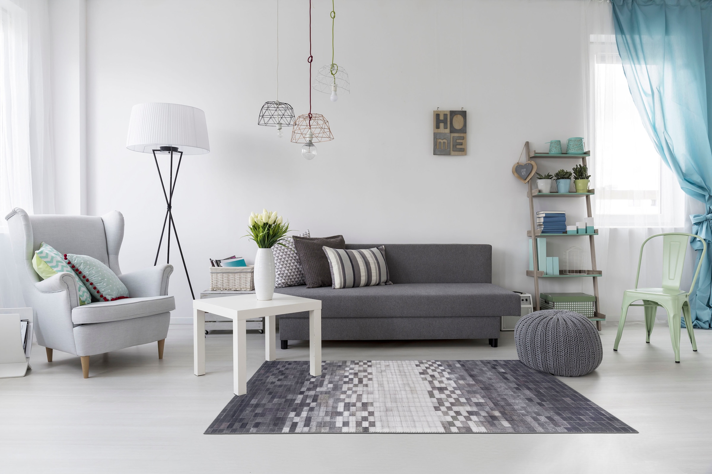 LUXOR living Teppich "San Puebla" rechteckig 7 mm Höhe bedruckter Kurzflor, günstig online kaufen