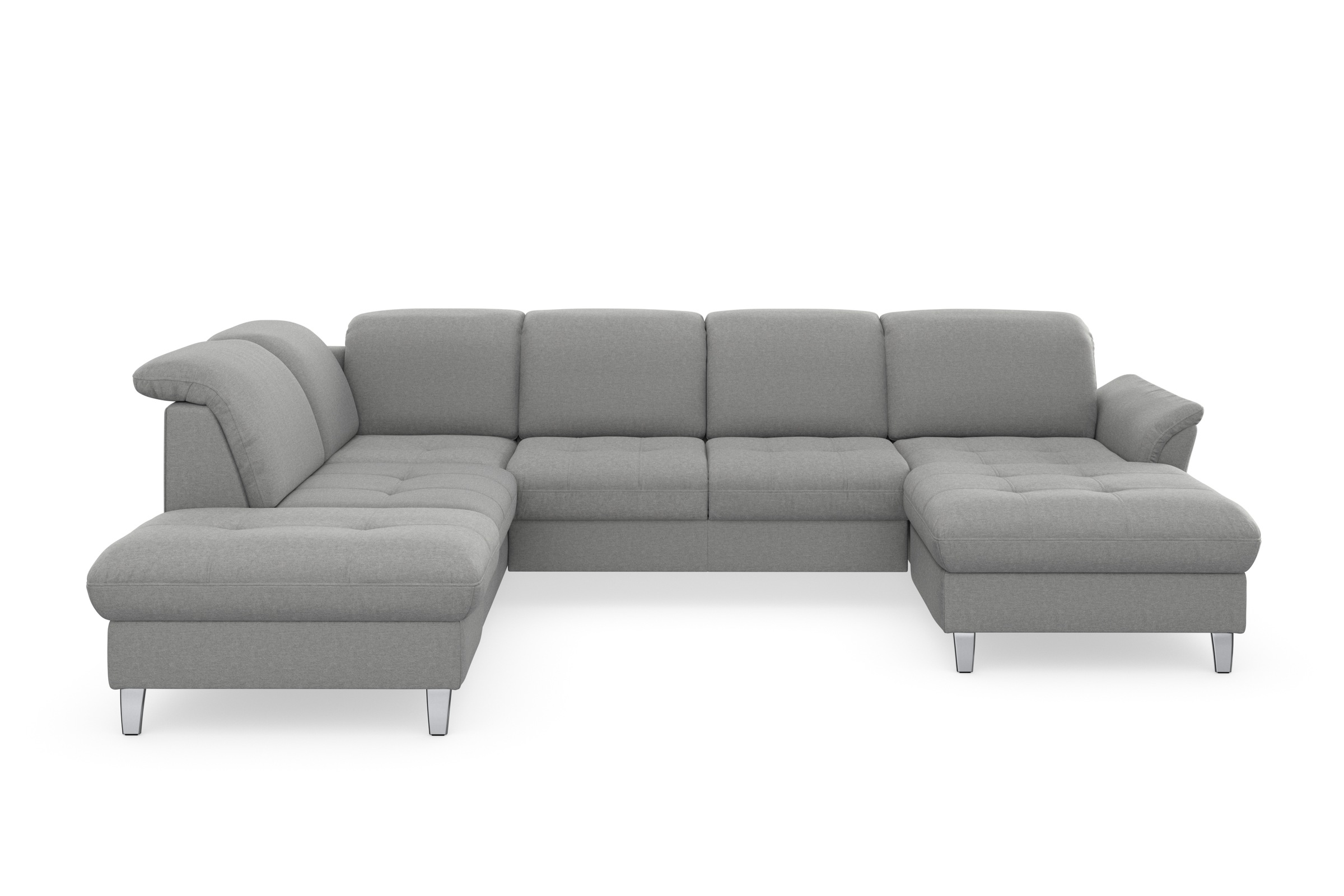 sit&more Wohnlandschaft »Maggiore U-Form«, wahlweise mit Kopfteilverstellung, Bettfunktion und Stauraum