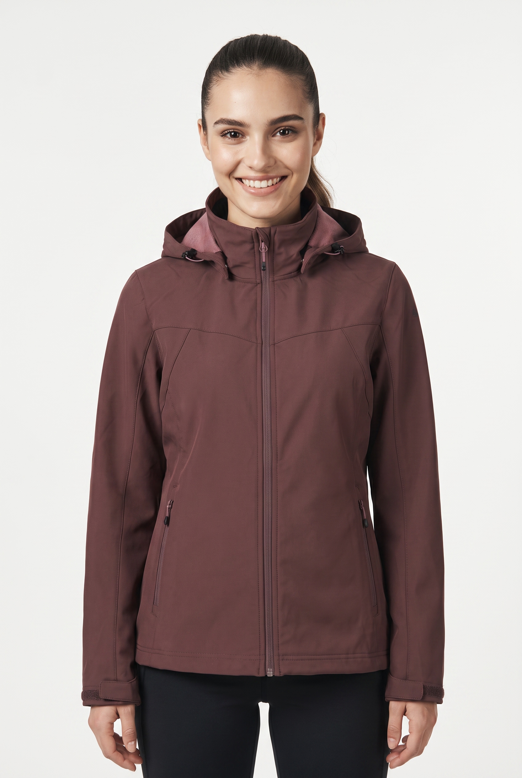 Icepeak Softshelljacke "ICEPEAK BRENHAM" mit Kapuze Winddicht & Wasserabweisend & Atmungsaktiv