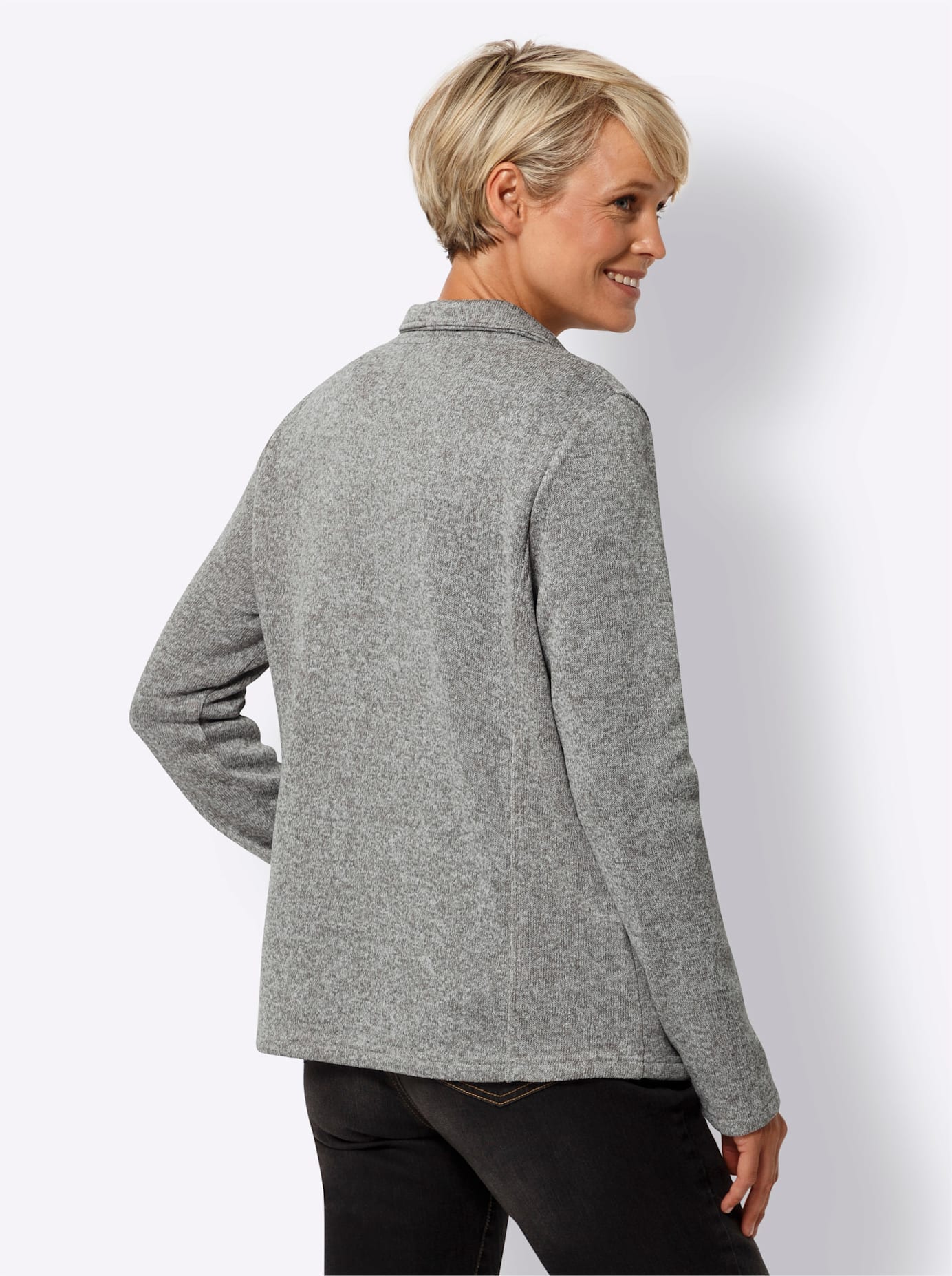 Strickfleecejacke