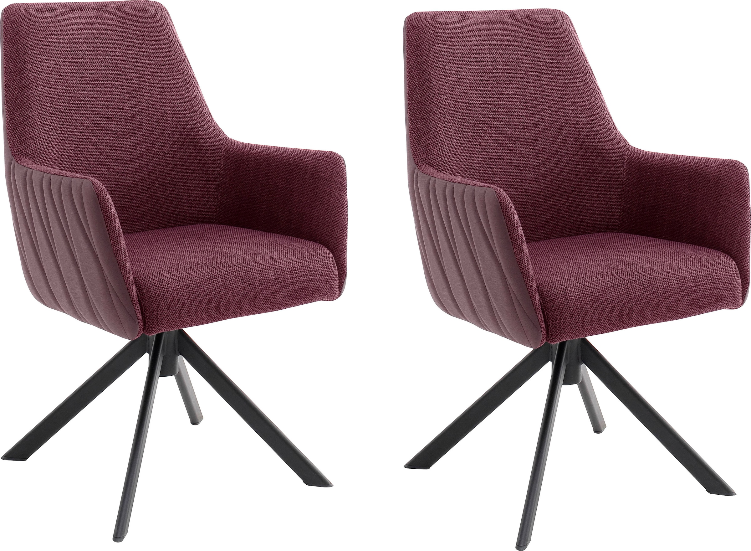 MCA furniture 4-Fußstuhl "Reynosa" (Set) 2 Stk. Esszimmerstuhl 360drehbar m günstig online kaufen