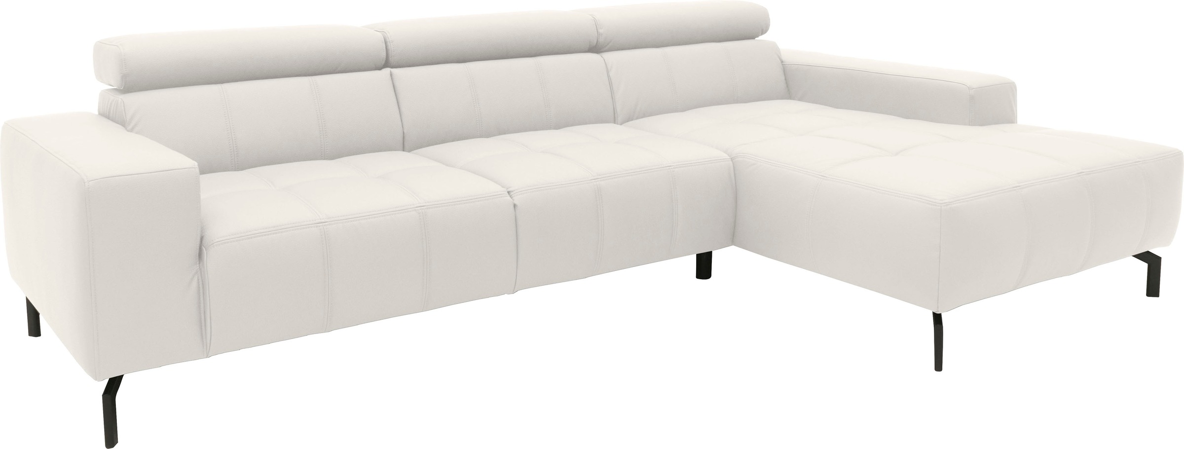 DOMO collection Ecksofa "Cunelli L-Form", wahlweise inklusive 6-fach verste günstig online kaufen