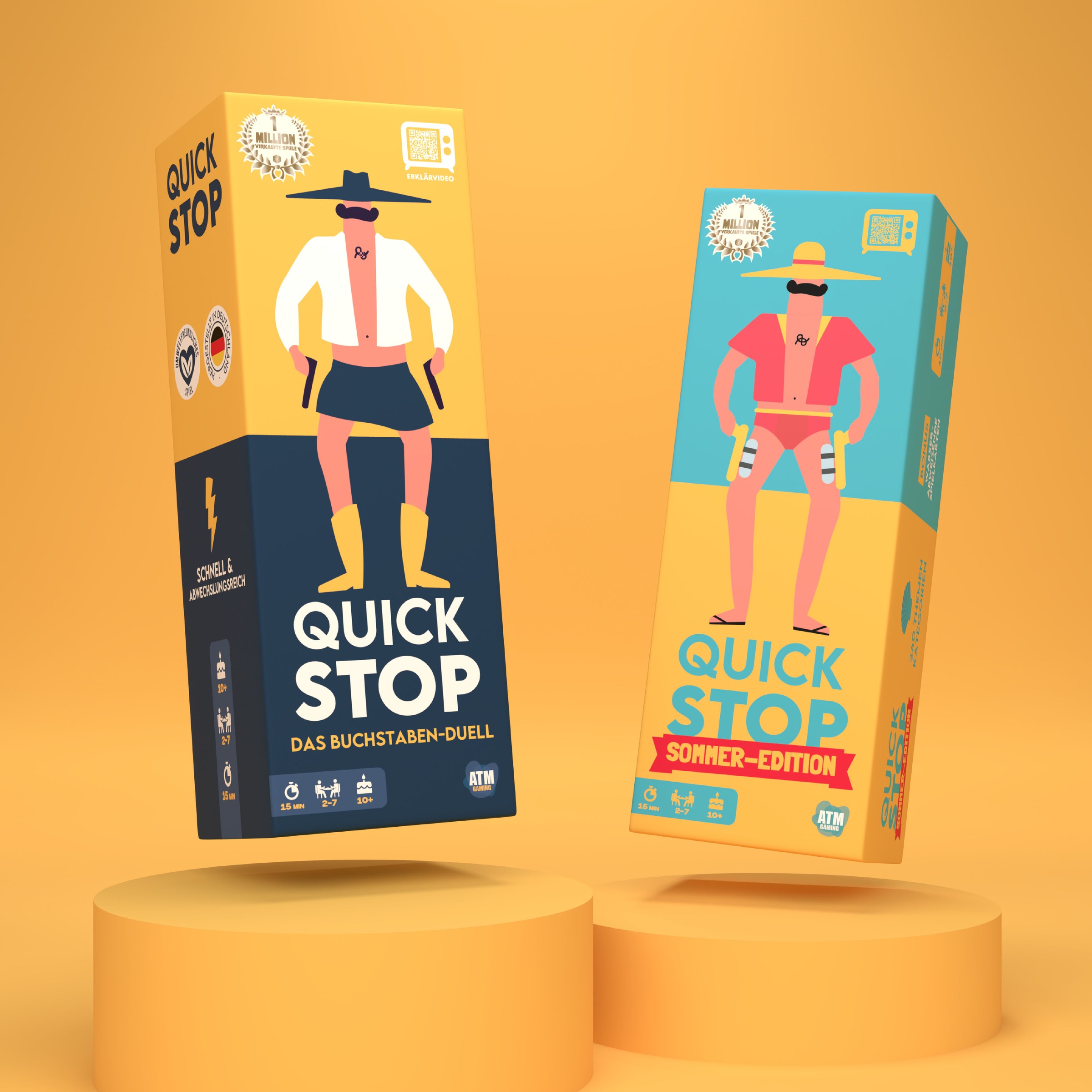 ATM GAMING Spiel »Quickstop Das BuchstabenDuell« Made in Germany