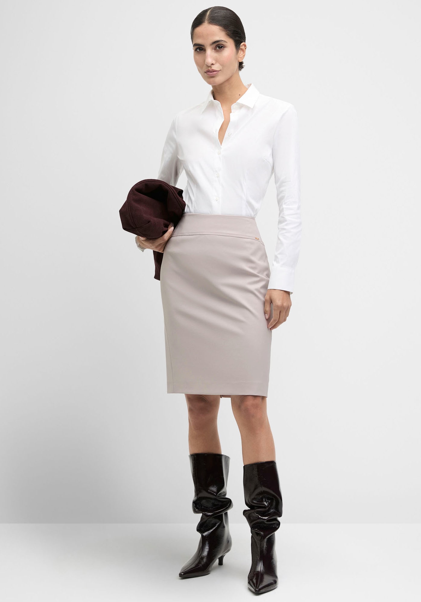 Cinque Bleistiftrock "CICONS" Mit Markenlabelplättchen günstig online kaufen