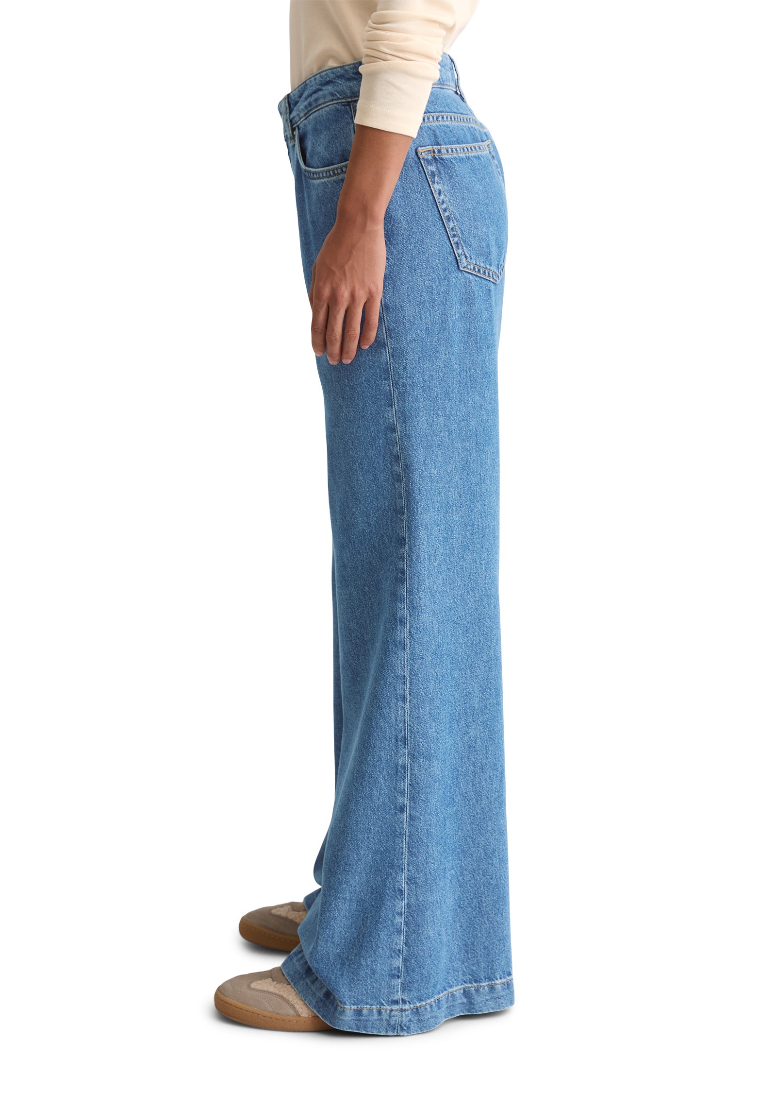 Marc OPolo Weite Jeans "aus softem Lyocell-Baumwolle-Mix" günstig online kaufen