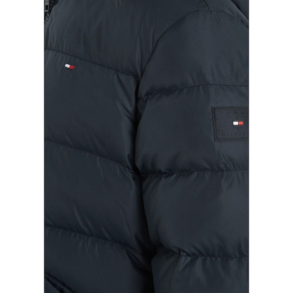 Tommy Hilfiger Daunenjacke »ESSENTIAL DOWN FUR HOOD JACKET«, mit Kapuze