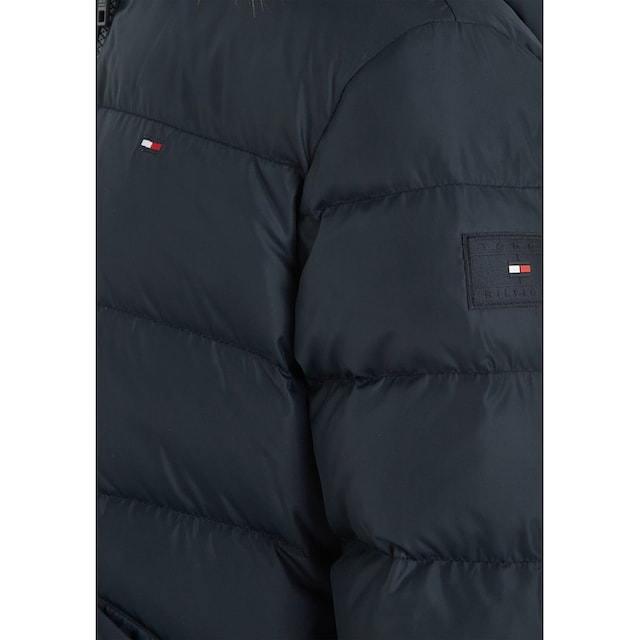 Tommy Hilfiger Daunenjacke »ESSENTIAL DOWN FUR HOOD JACKET«, mit Kapuze, mit  Fellimitat an der Kapuze online kaufen | BAUR