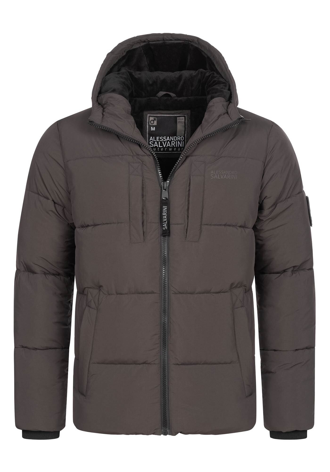 Alessandro Salvarini Winterjacke »ASKelvin«, innen komplett mit warmem Teddyfell