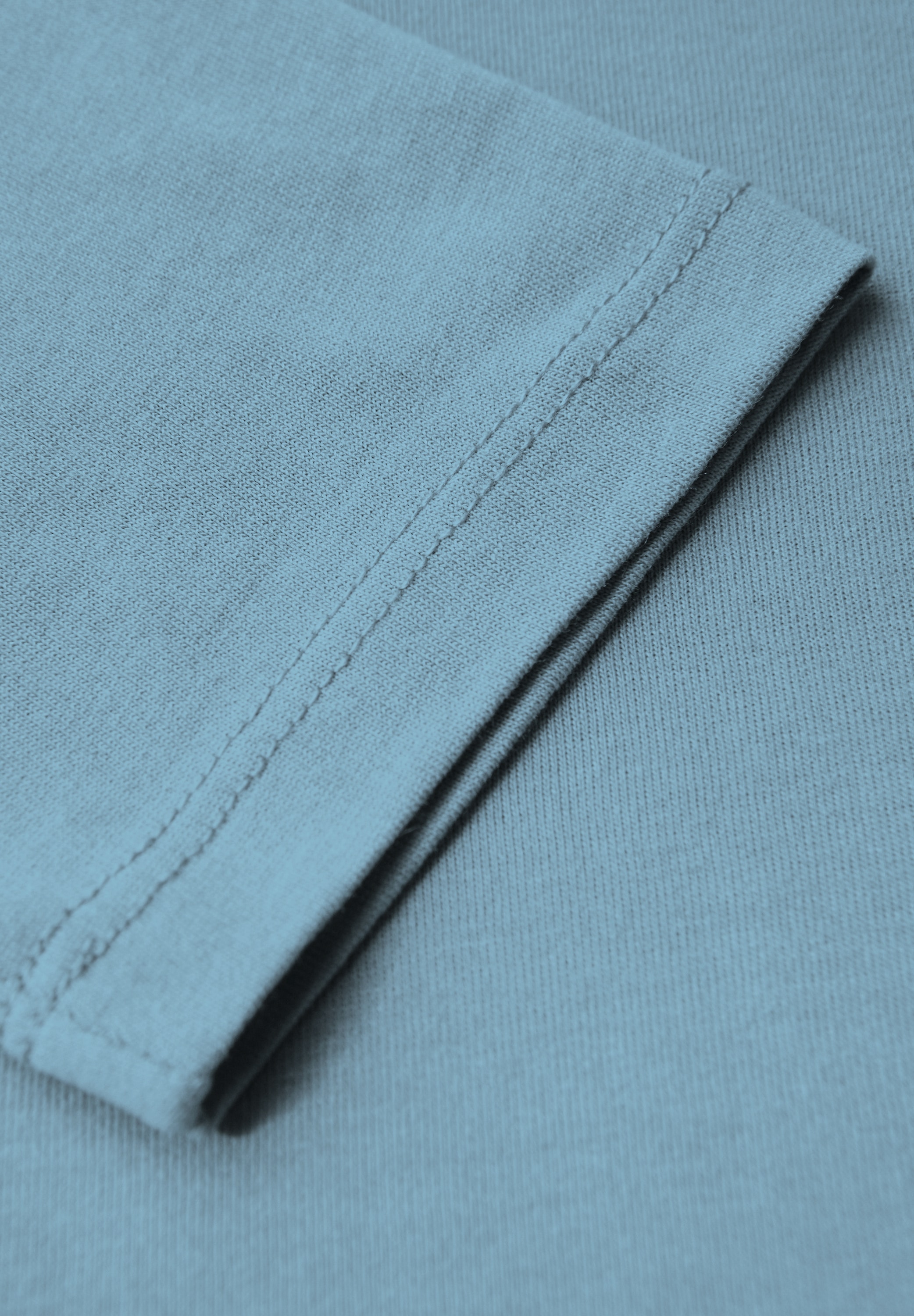 STREET ONE Langarmshirt, aus Baumwolle mit Stretchante