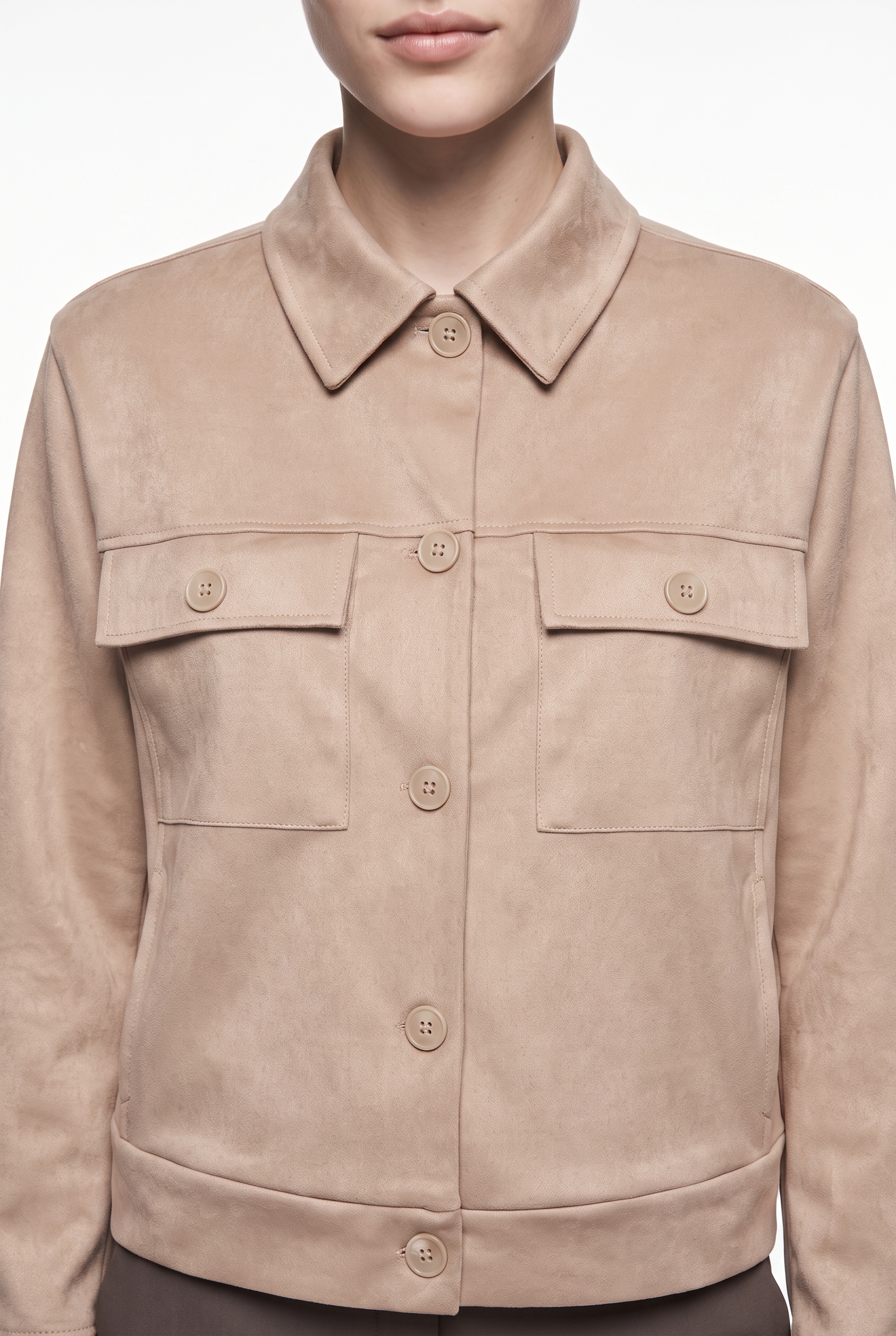 soyaconcept Kurzjacke »SC-HUDDA 1« Materialmix mit Stretch
