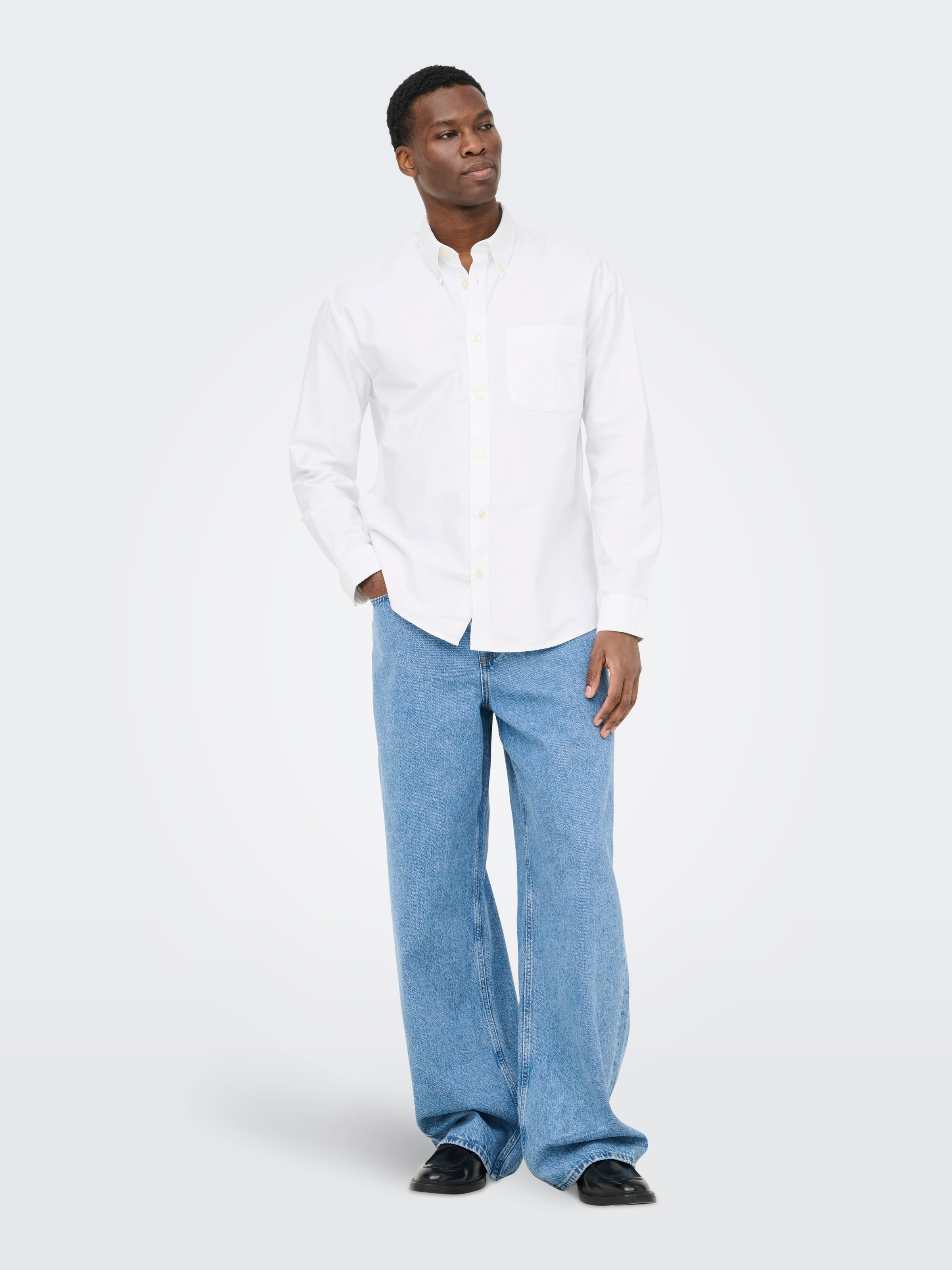 ONLY & SONS Langarmhemd »ONSOXFORD LS SHIRT FRML NOOS« Baumwollmischung, regular fit