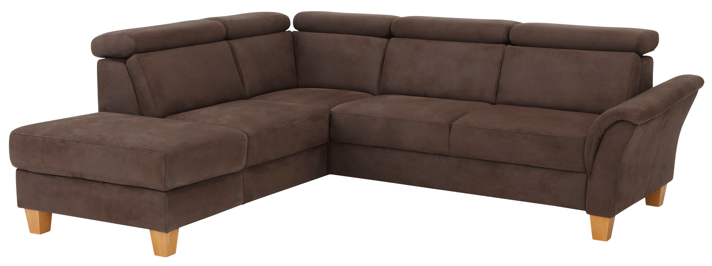 Home affaire Ecksofa »Conville L-Form«, Federkern, wahlweise mit Bettfunktion und Bettkasten bzw. Stauraum