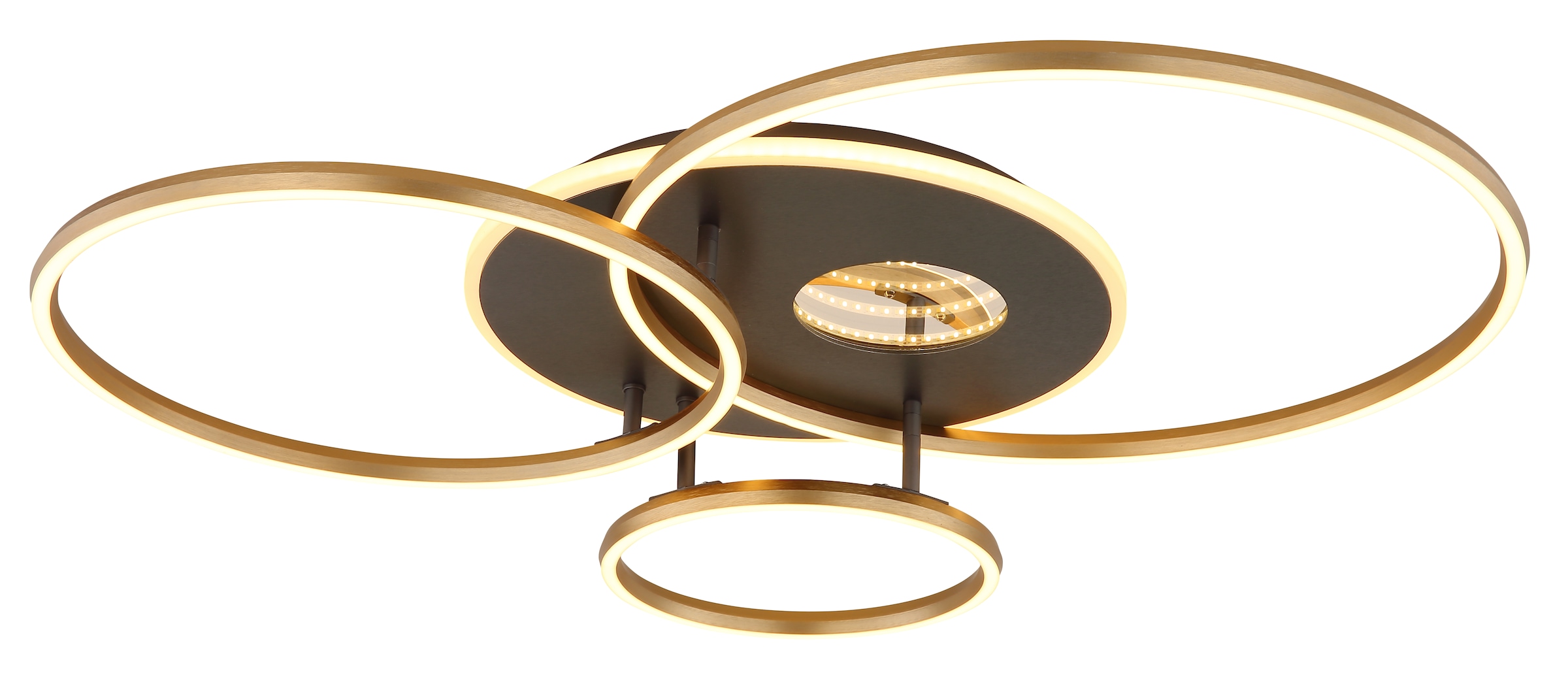 GLOBO LIGHTING Deckenleuchte »INVERTINA« LED-Modul 1 Stk. Deckenleuchte, 3D-Acryl, dimmbar, LED 54W