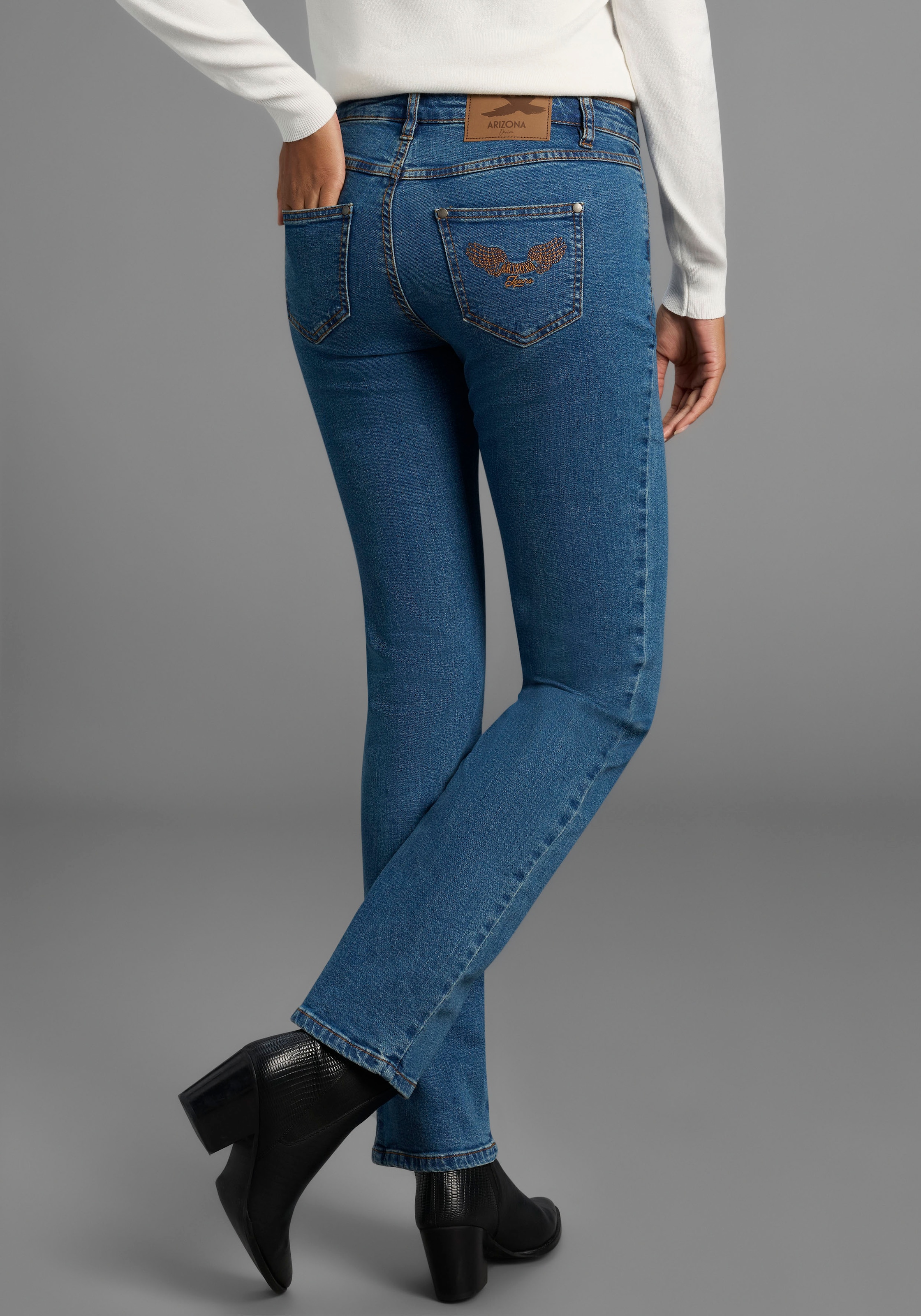 Arizona Gerade Jeans »Comfort-Fit«, High Waist