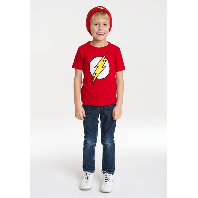 LOGOSHIRT T-Shirt »DC - Flash Logo«, mit coolem The Flash-Logo online  kaufen | BAUR