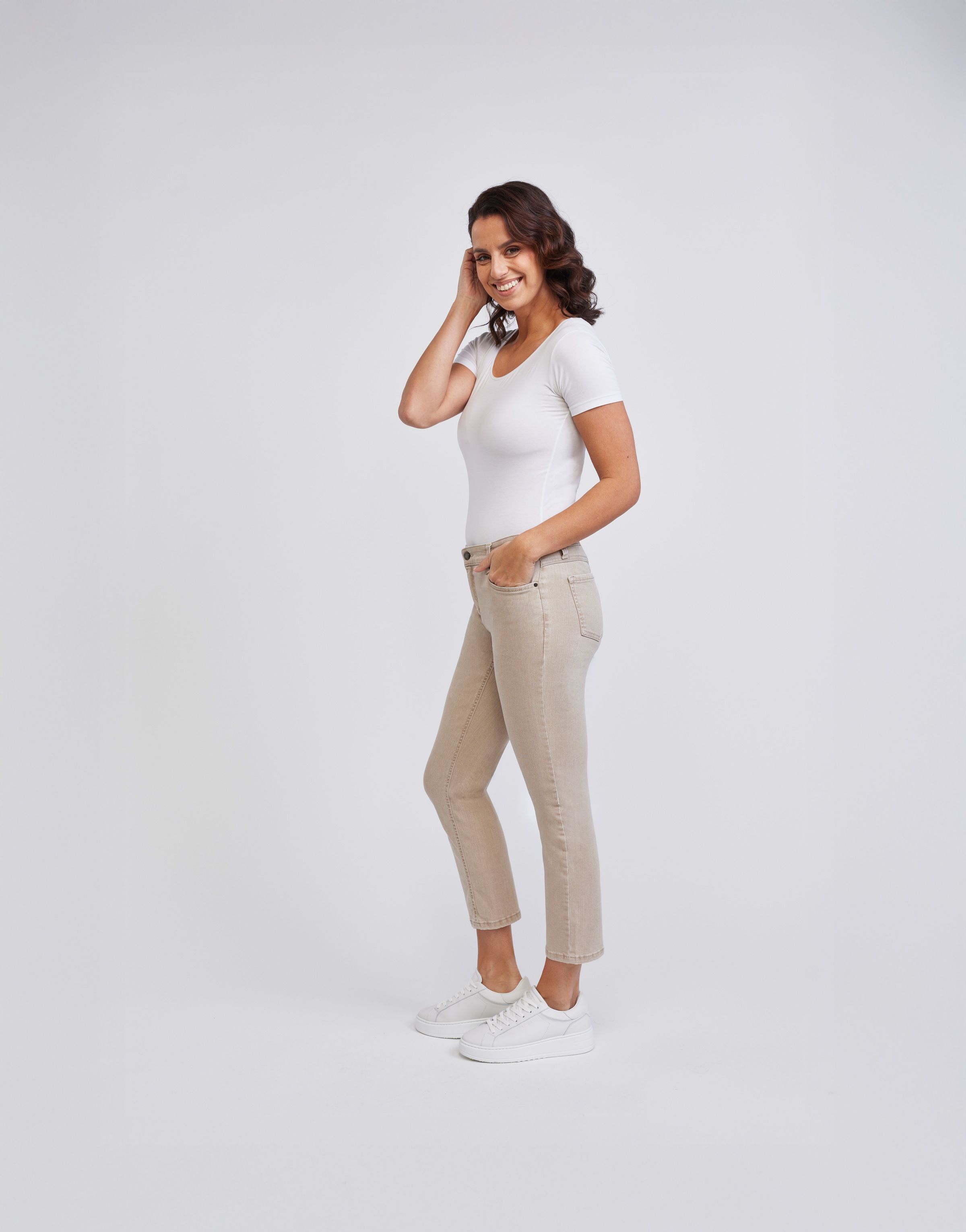 wonderjeans 7/8-Jeans "Ankle Straight" Slim Fit günstig online kaufen