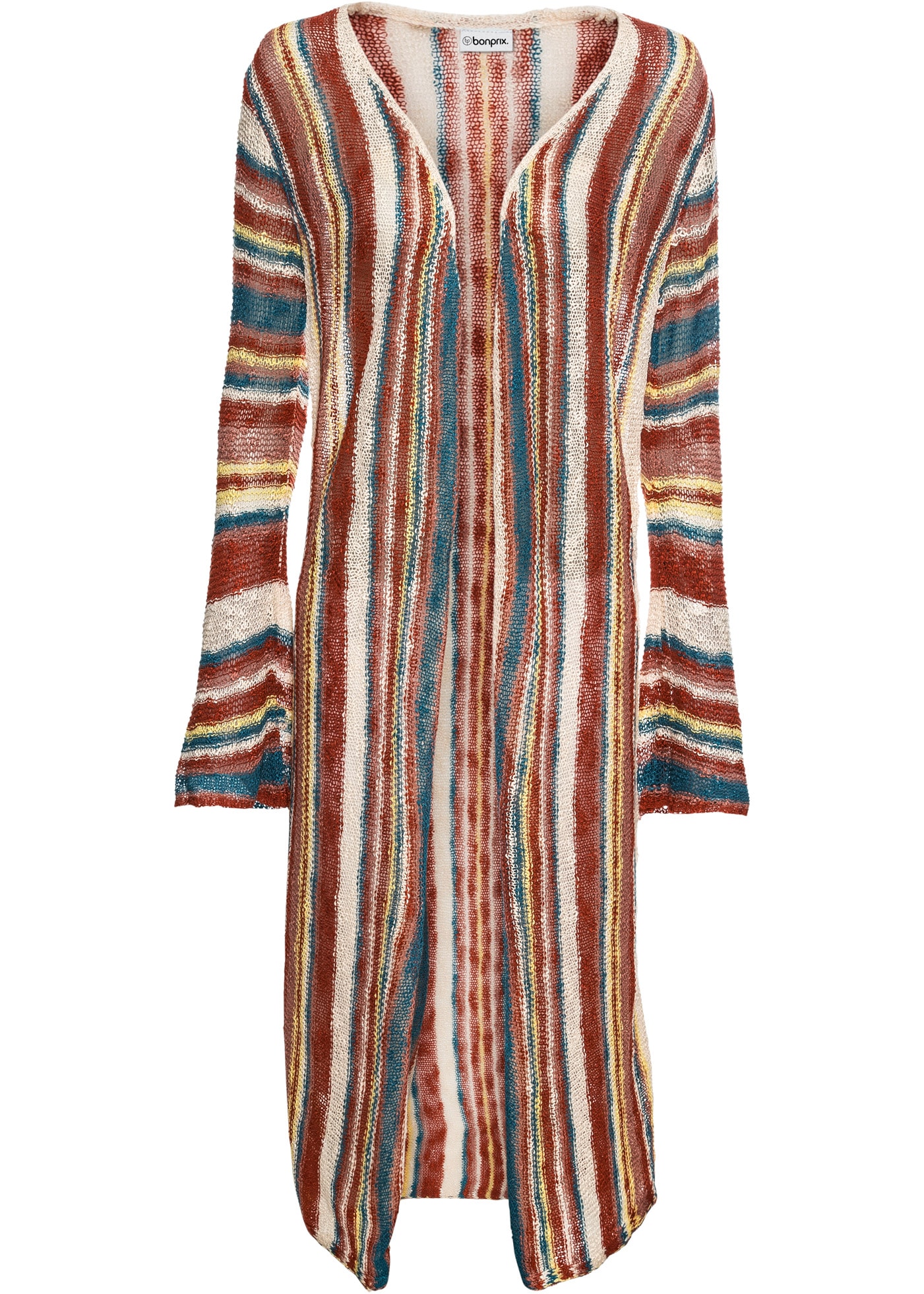 bonprix Strickmantel mit Tulpenärmeln und ohne Verschluss