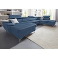 exxpo - sofa fashion Wohnlandschaft, wahlweise mit Bettfunktion und Bettkasten
