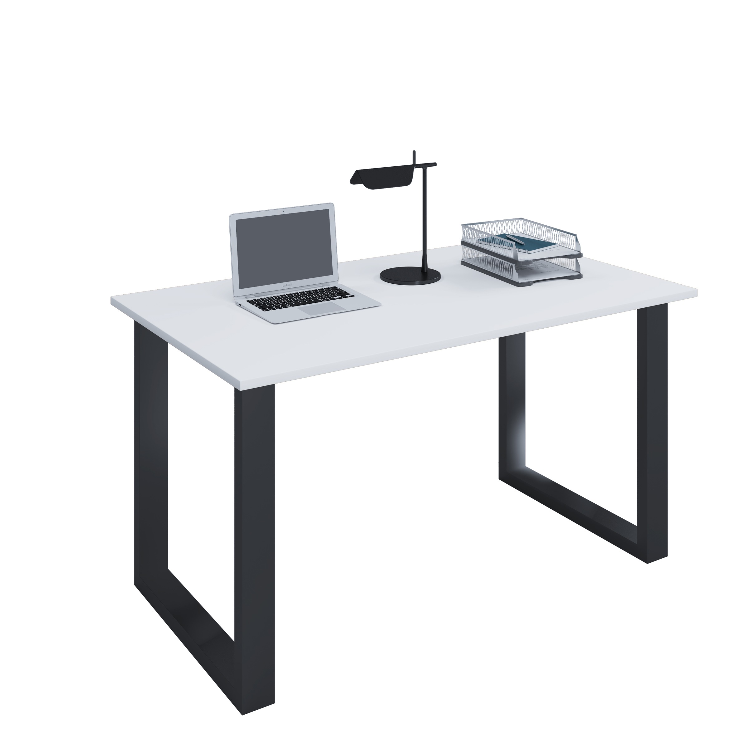 VCM Schreibtisch "Schreibtisch Bürotisch Computertisch 140x50 Lona U" 1 Stk. tlg.