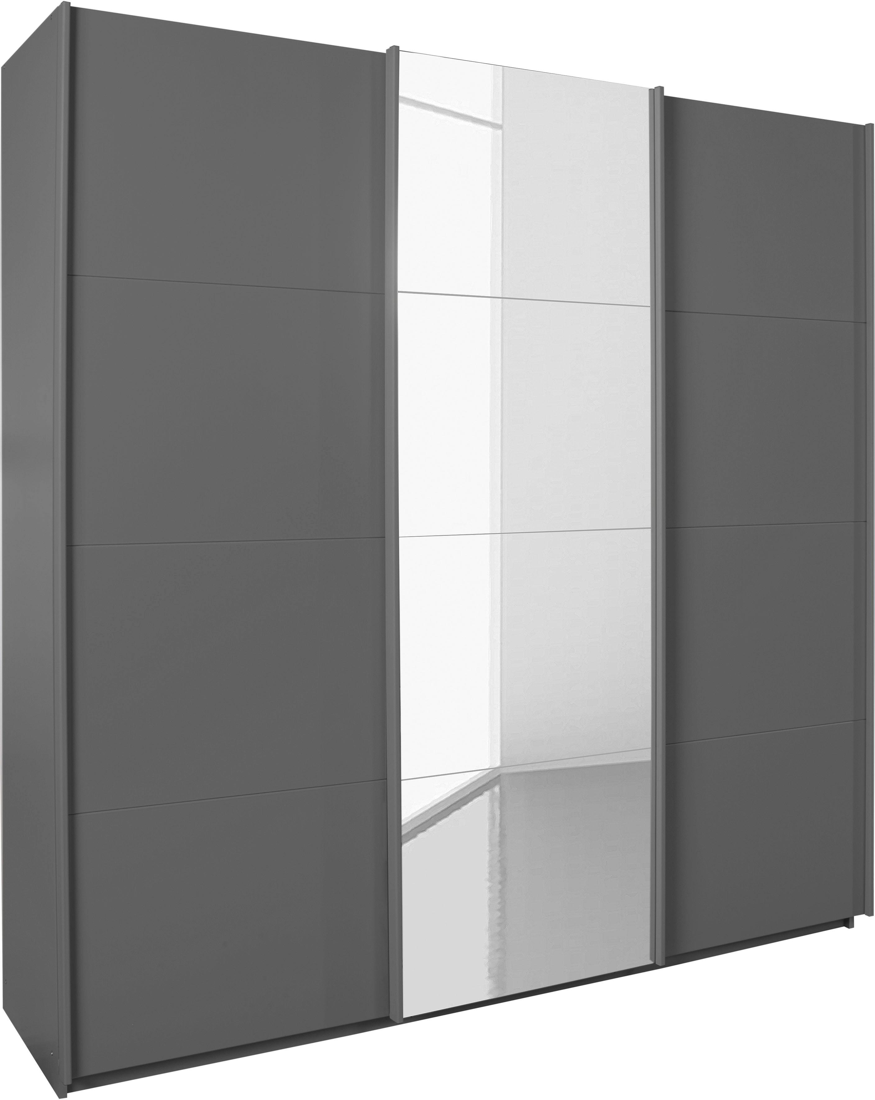 rauch Schwebetürenschrank "Kleiderschrank Schrank Garderobe Wäscheschrank KEPAN" inkl. Schubladen-Einsatz und extra Einlegeböden MADE IN GERMANY