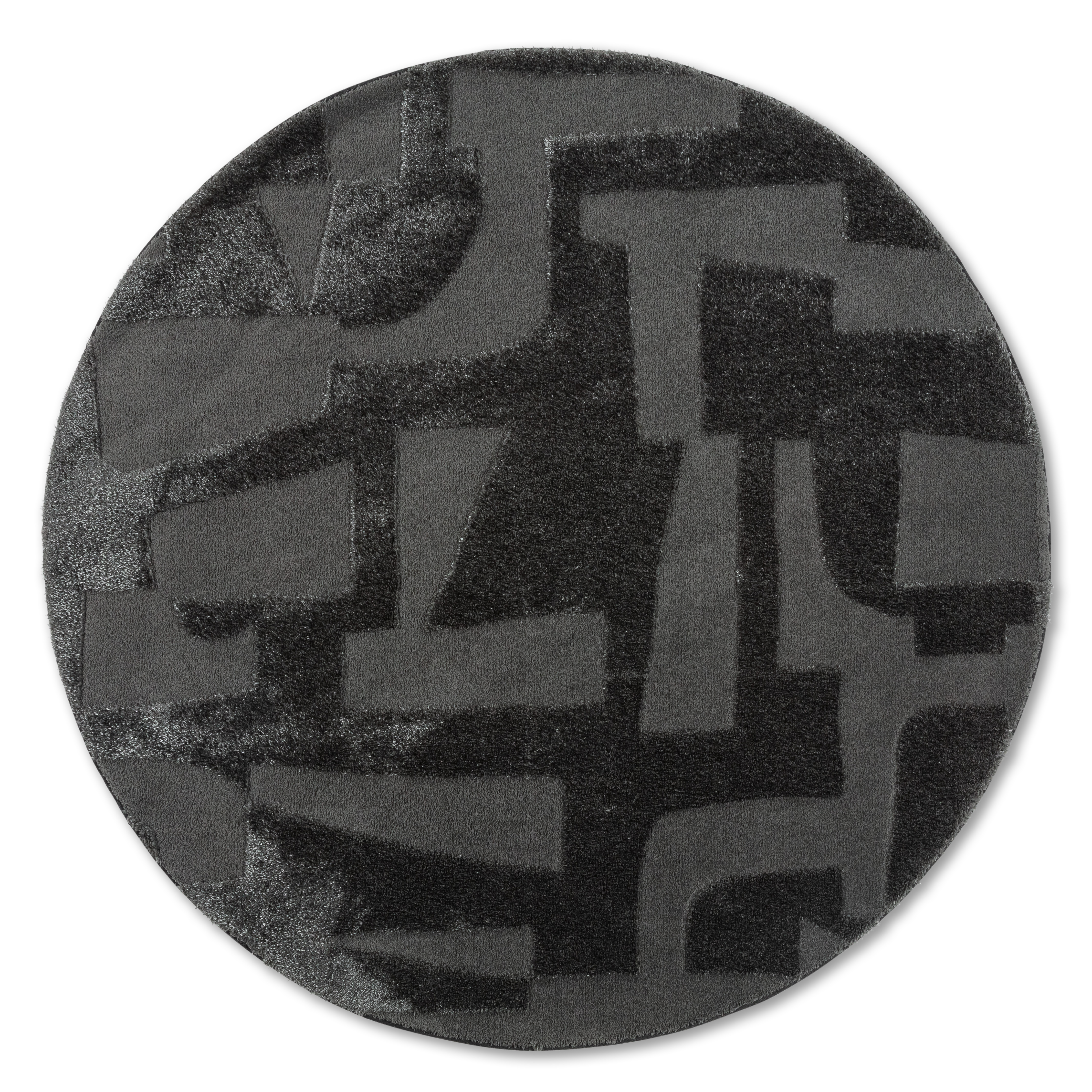 SCHÖNER WOHNEN-Kollektion Teppich "Blaze 252" rund 28 mm Höhe Indoor, pflegeleicht, verschiedene Formen, Hoch Tief Struktur