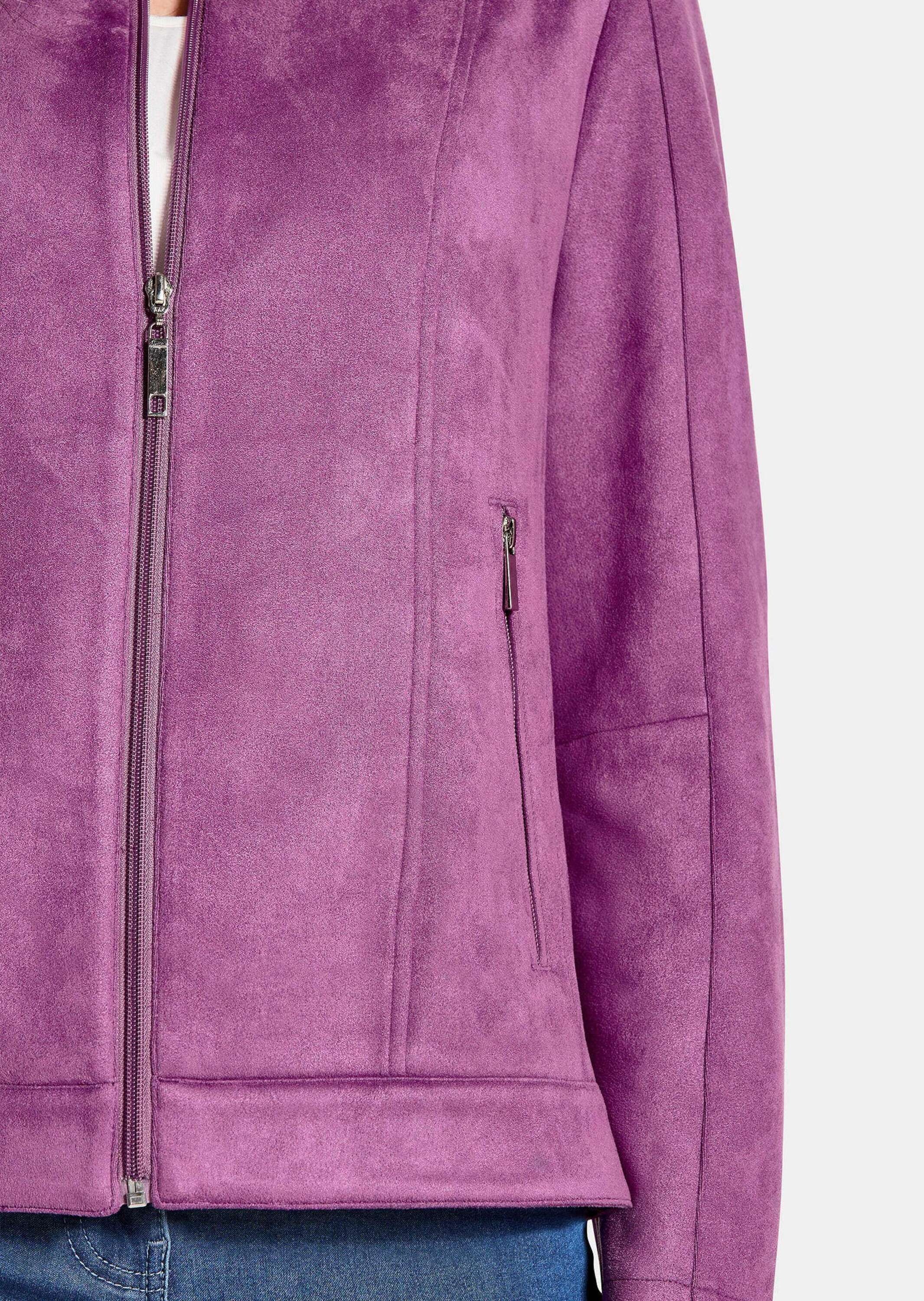 GOLDNER Blouson »Jacke in Veloursleder-Optik«
