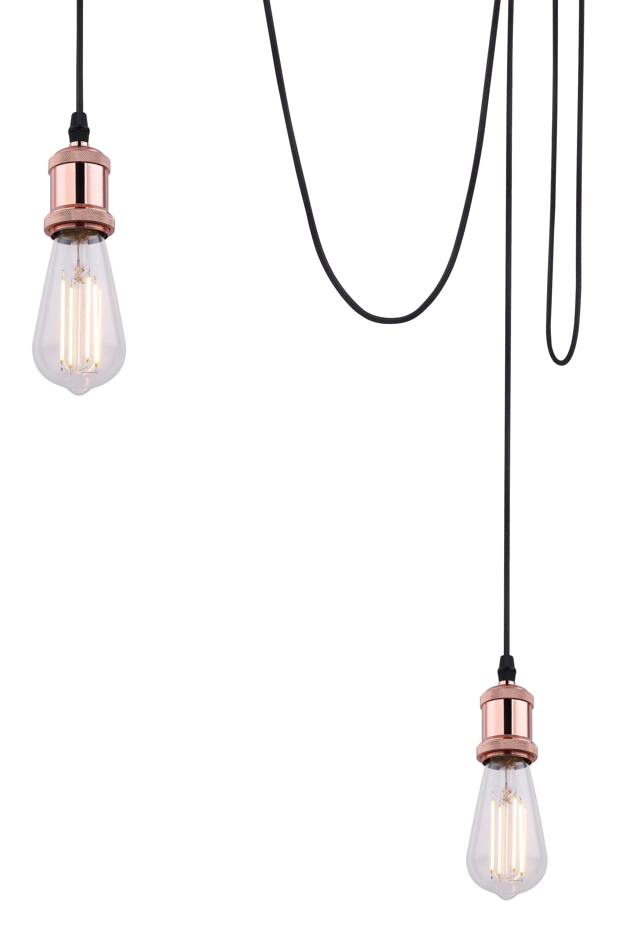 GLOBO LIGHTING Hängeleuchte »OLIVER«, Leuchtmittel E27 | ohne Leuchtmittel, Hängelampe/Pendelleuchte/Esszimmer/Wohnzimmer/Esstisch