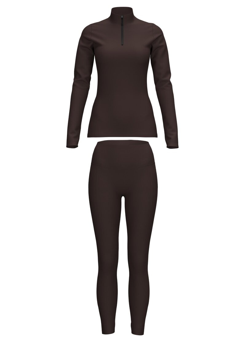 Trigema Jogginganzug »TRIGEMA Sport Set aus Longsleeve und Leggings« 1