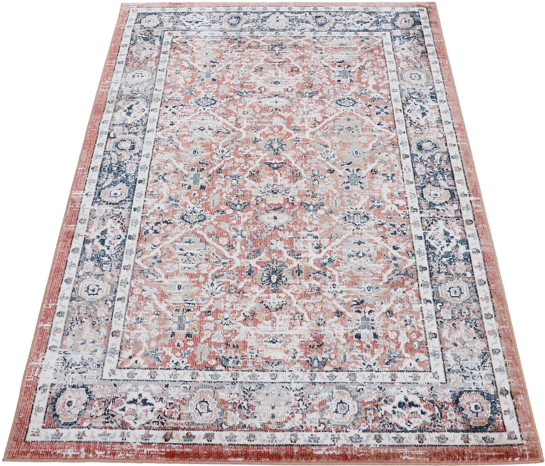 carpetfine Teppich "Vintage Liana 3" rechteckig 6 mm Höhe Orient Vintage Lo günstig online kaufen
