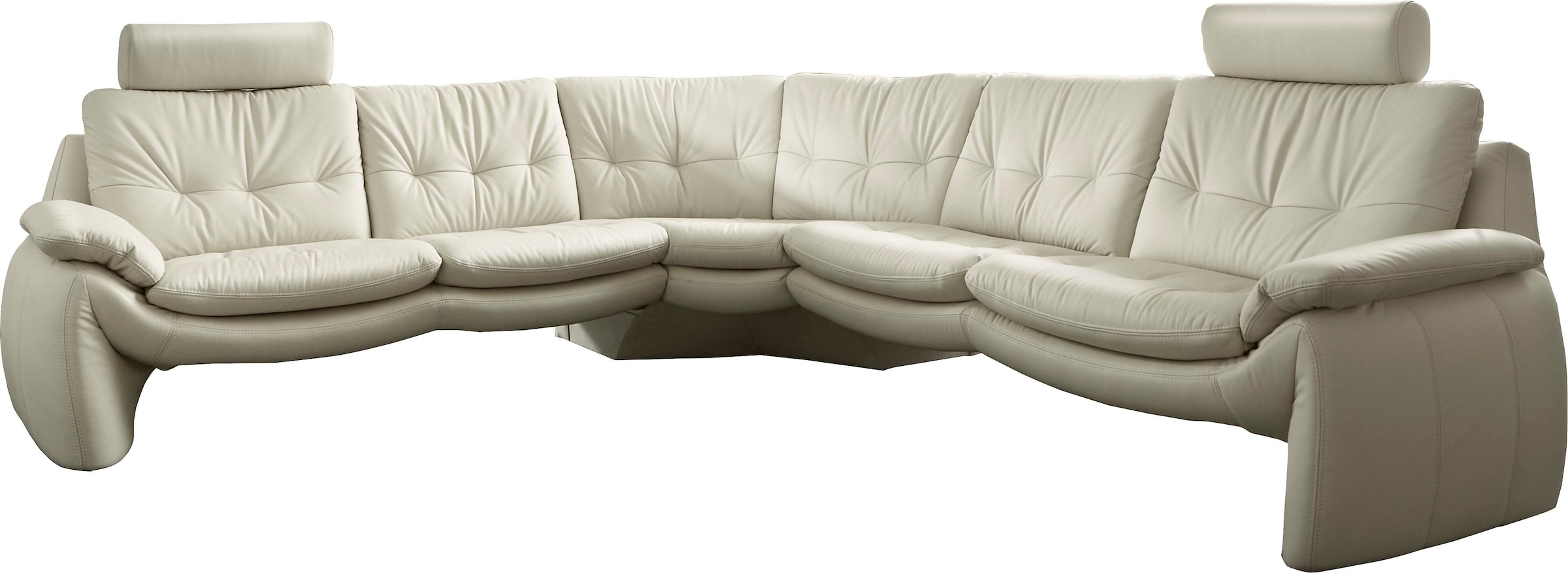 PLACES OF STYLE Ecksofa »Luna L-Form«, in einzigartiger Optik
