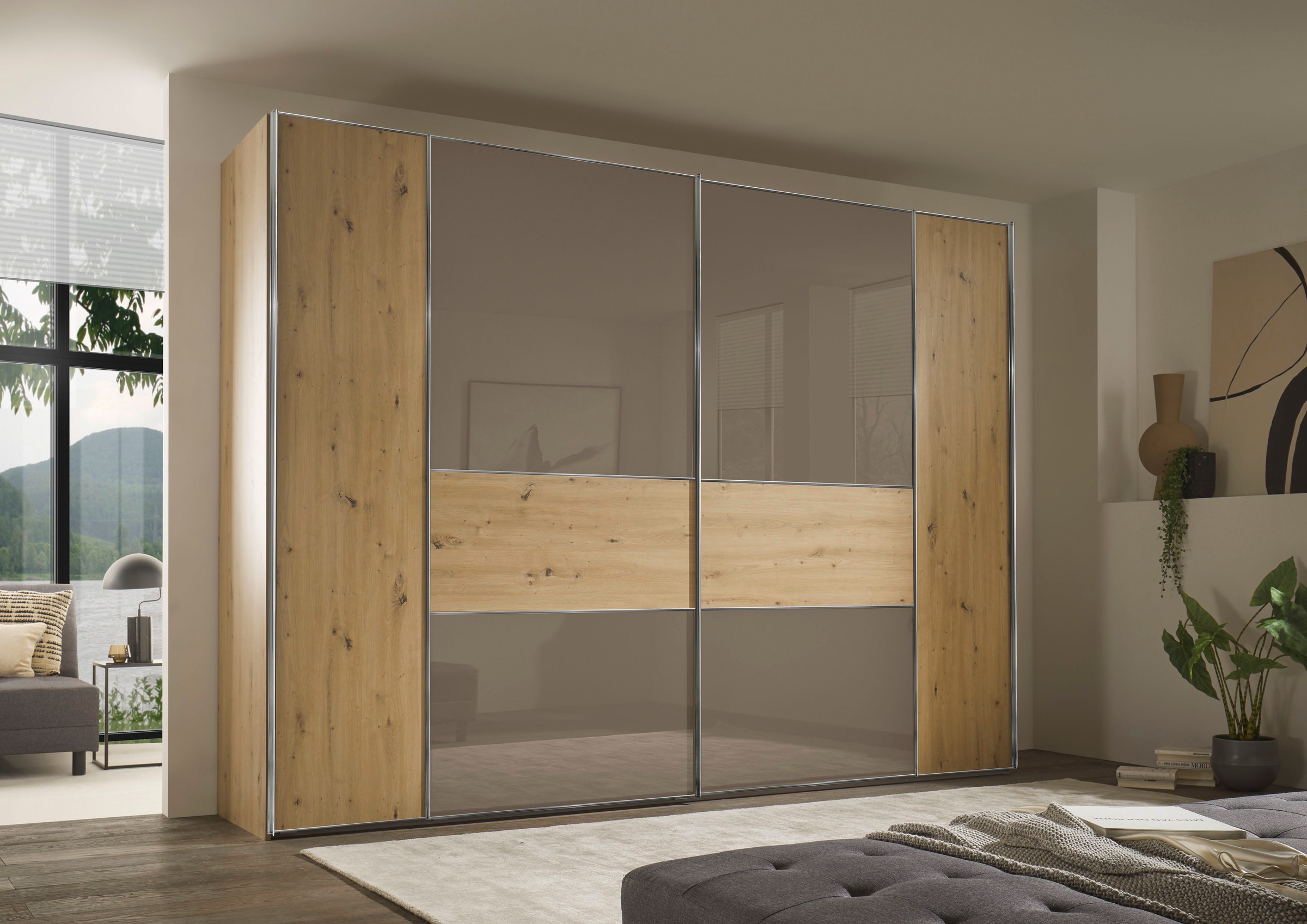 STAUD Schwebetürenschrank »Sonett 321C, Made in Germany« mit vier verschiedenen Ausstattungsvarianten