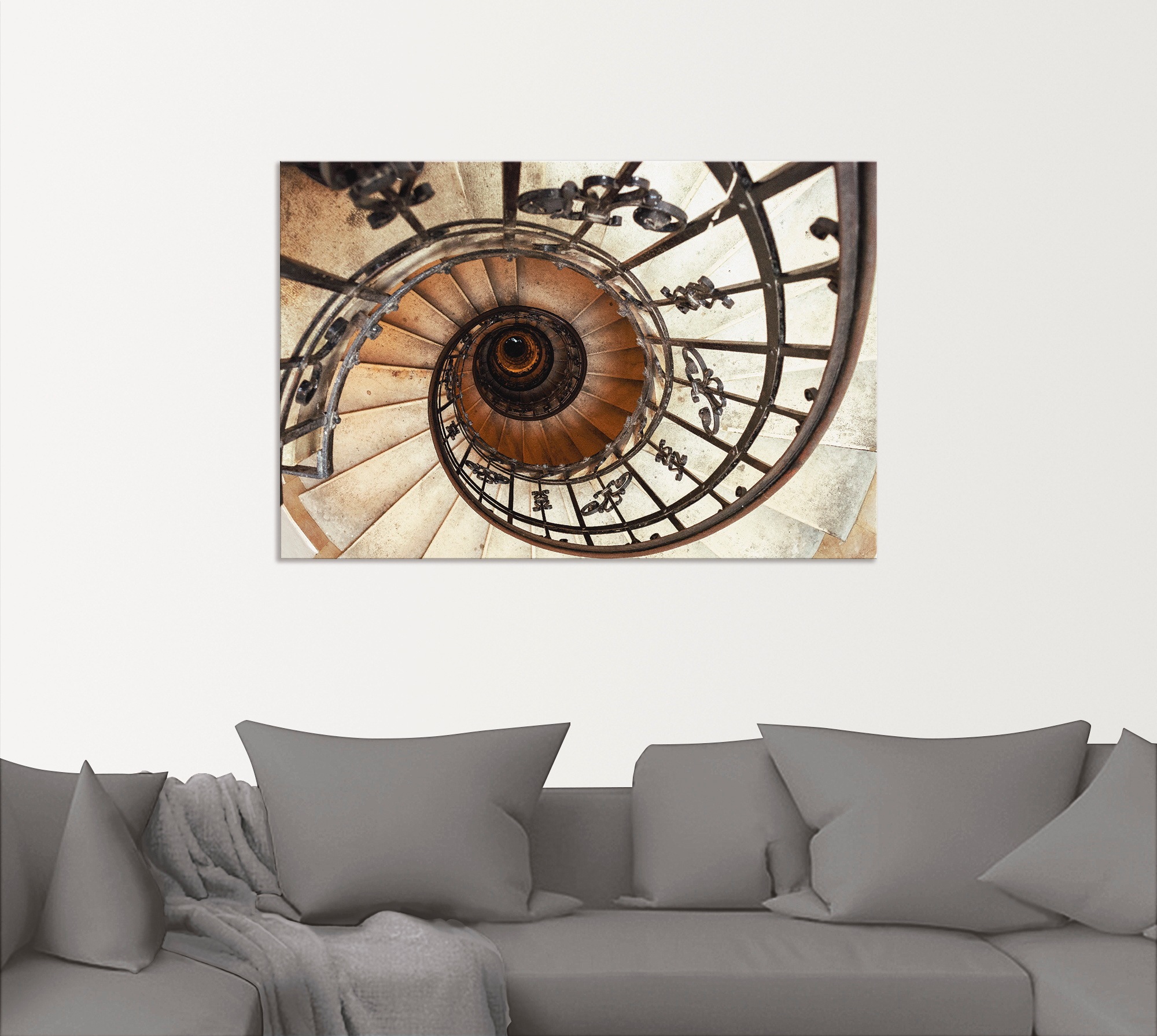 Artland Wandbild »Treppe«, Architektonische Elemente, (1 St.), als Alubild, Outdoorbild, Leinwandbild, Poster, Wandaufkleber
