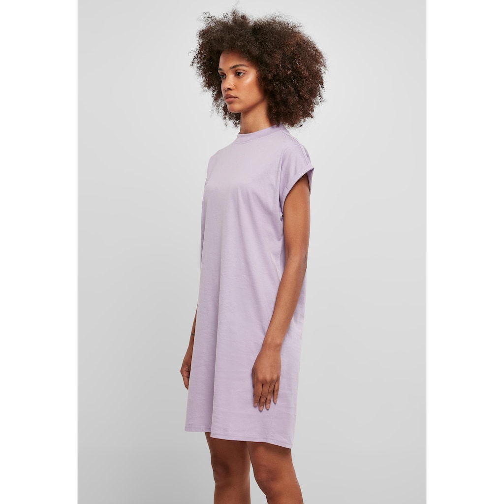 URBAN CLASSICS Shirtkleid »Urban Classics Damen Ladies Turtle Extended Shoulder Dress«, (1 tlg.)