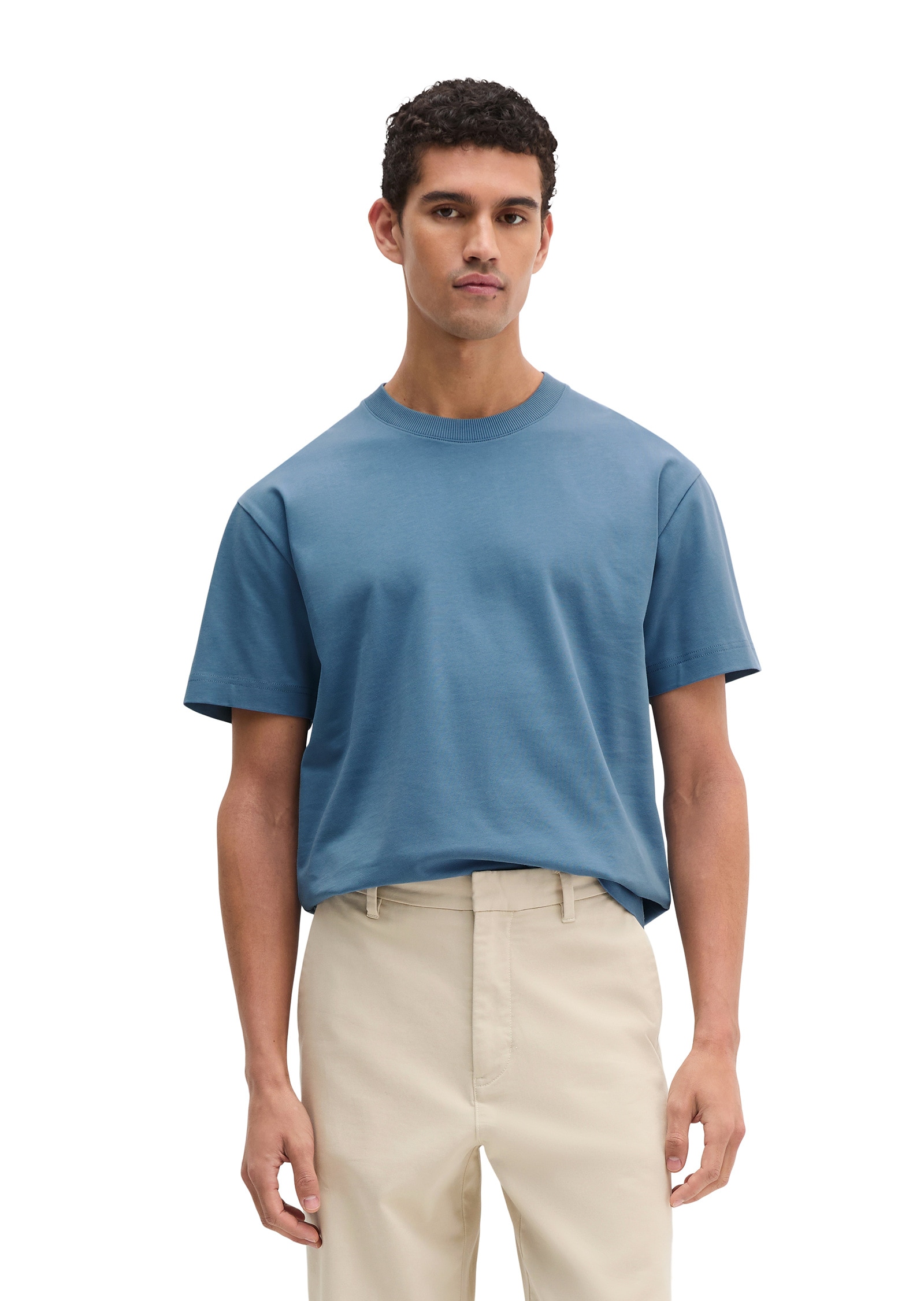 Marc OPolo T-Shirt "aus schwerem Bio-Baumwoll-Jersey"