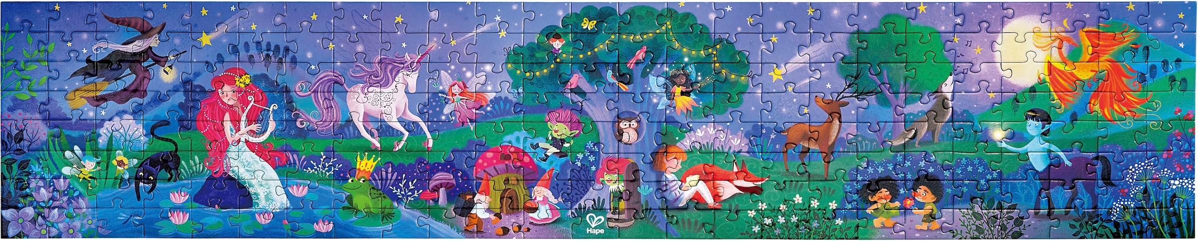 Hape Puzzle »Wald der Wunder«, leuchtet im Dunkeln