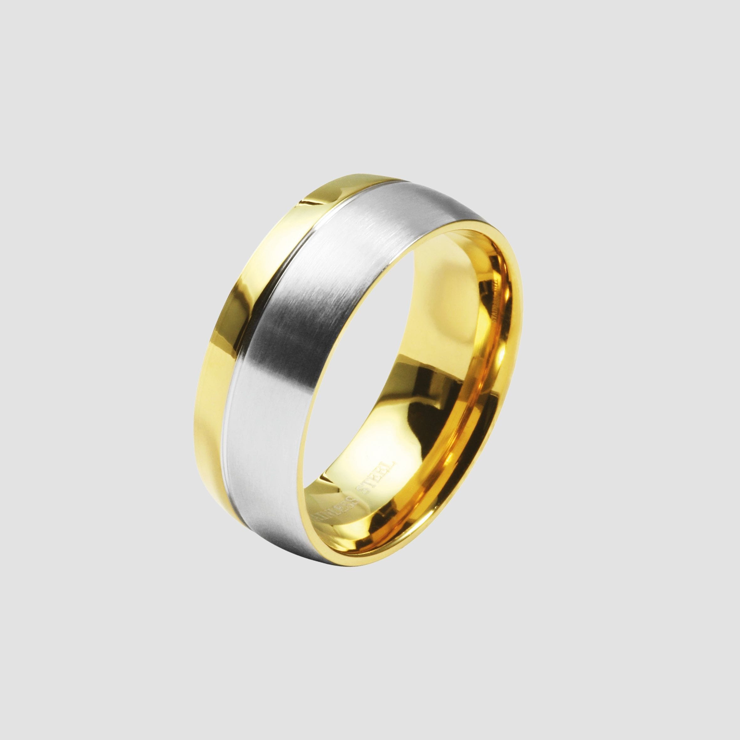Adelia´s Fingerring »Herren Ring aus Edelstahl«
