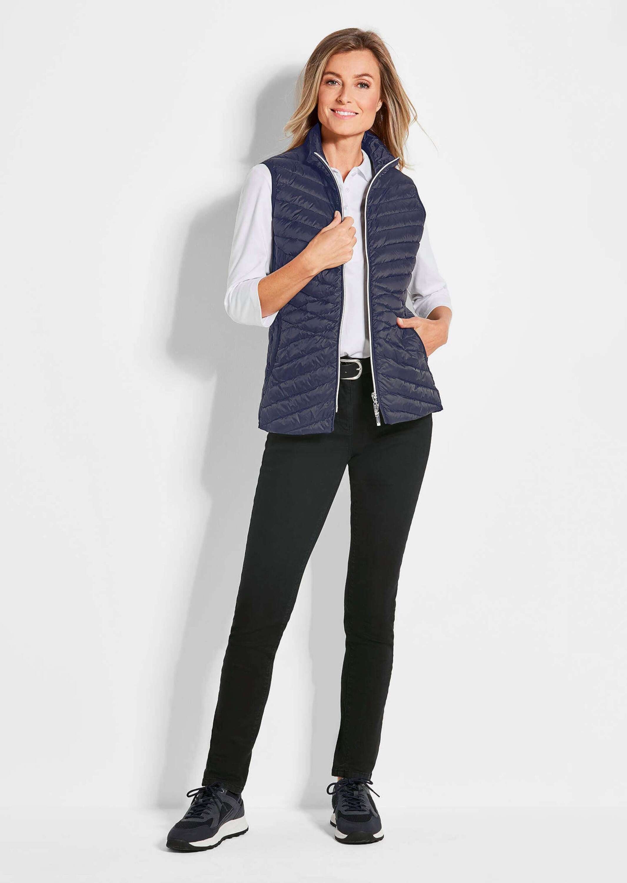 GOLDNER Kurzweste "Taillierte Daunenweste, leicht gefüttert" Mit taillenfor günstig online kaufen