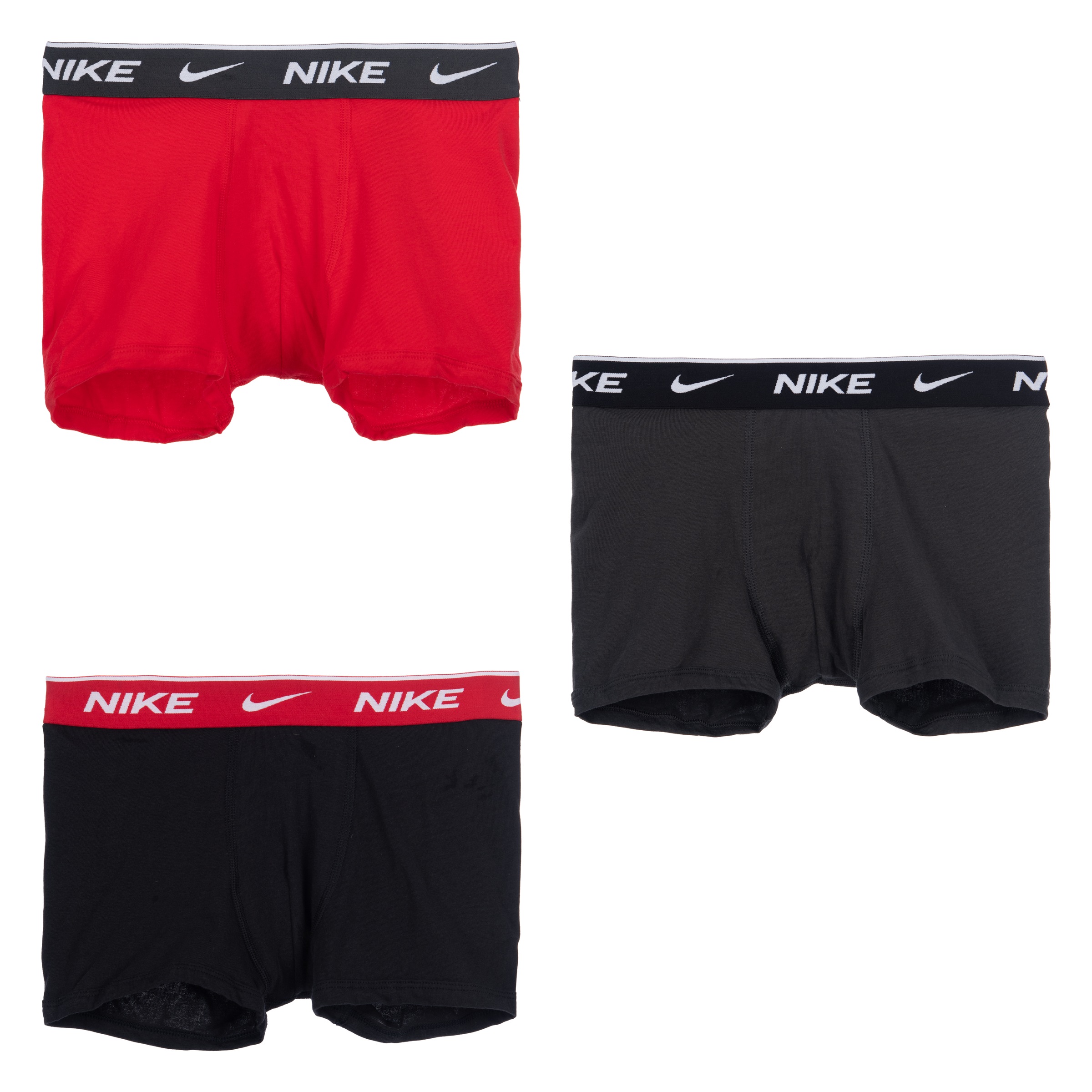 Nike Sportswear Boxershorts »EVERYDAY COTTON 3PK BOXER BRIEF« Spar-Packung, 3 Stk. Kinder Unterhose aus Baumwolle