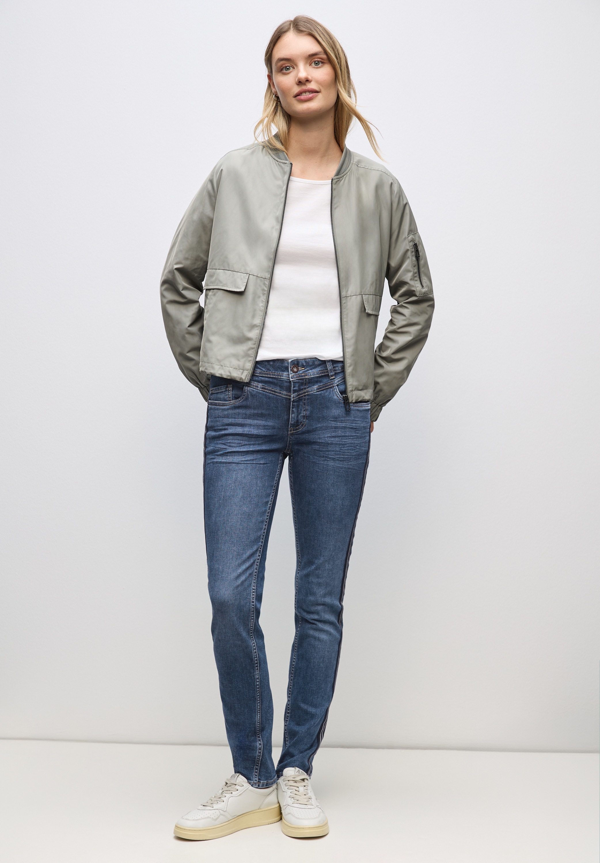 STREET ONE Slim-fit-Jeans, 5-Pocket-Style