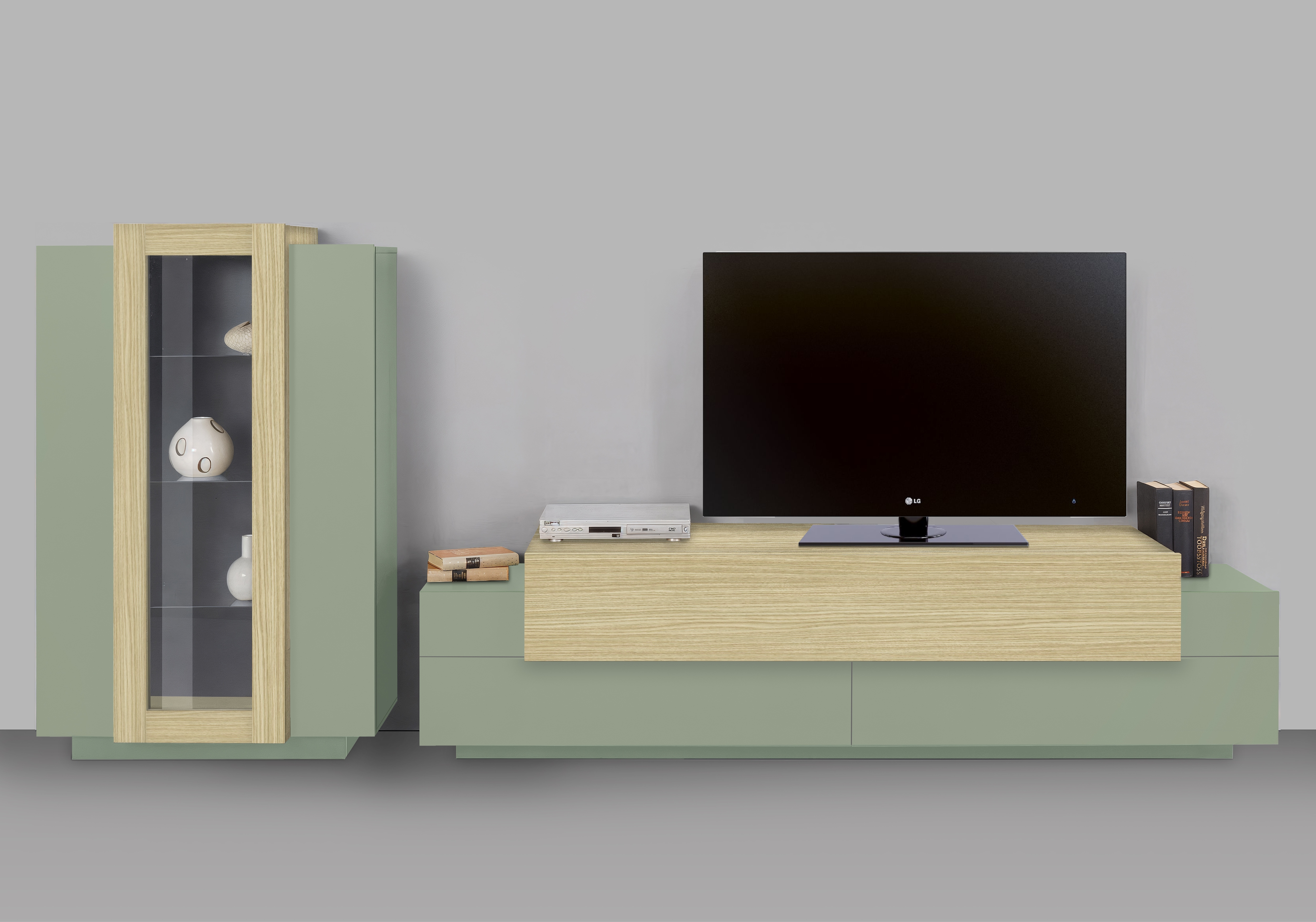 Home affaire Wohnwand "Coro, Anbauwand, Medienwand" Set, 2 Stk. tlg.