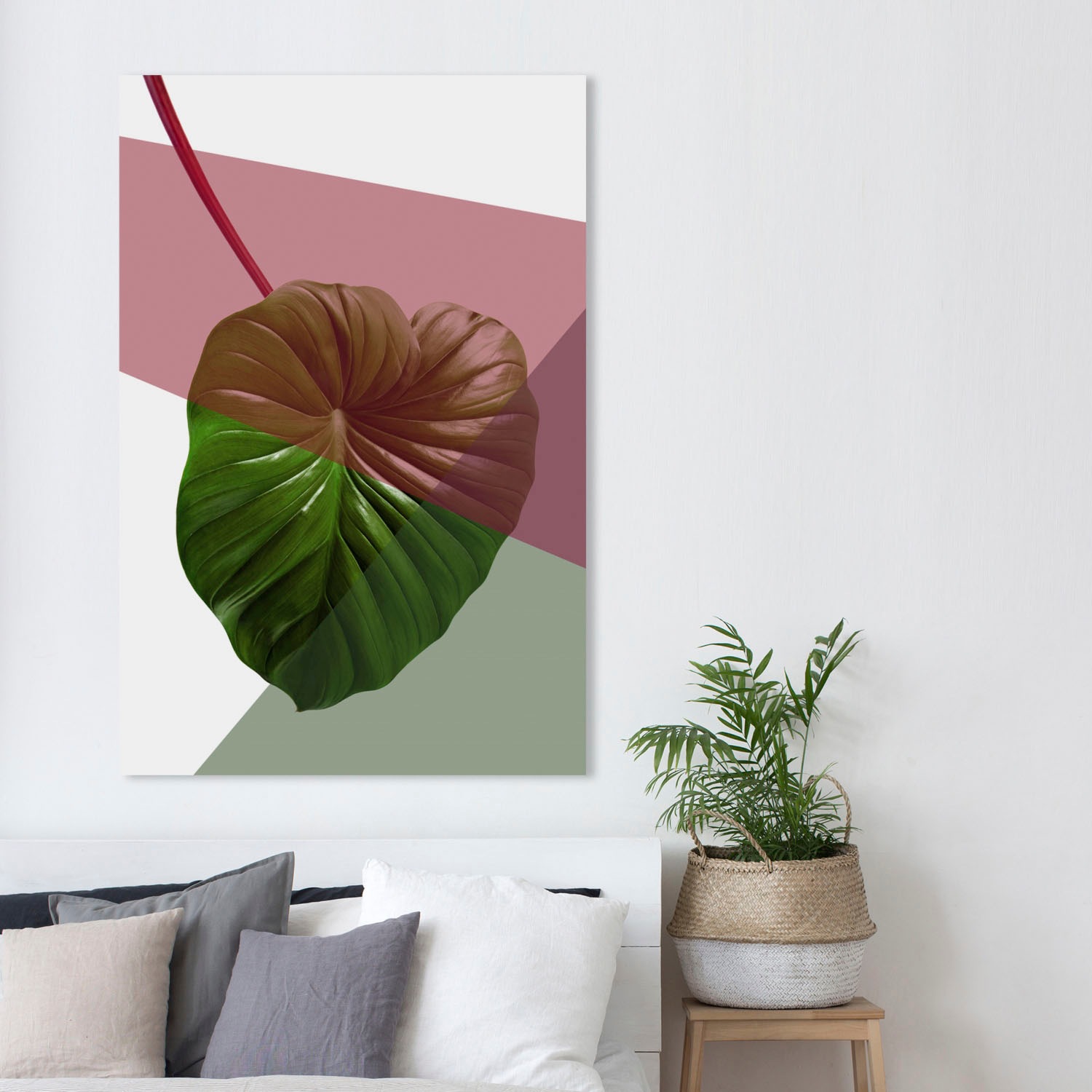 queence Acrylglasbild "Blätter" Blätter  Blätterbilder  Kunst  Pflanzen  Pf günstig online kaufen