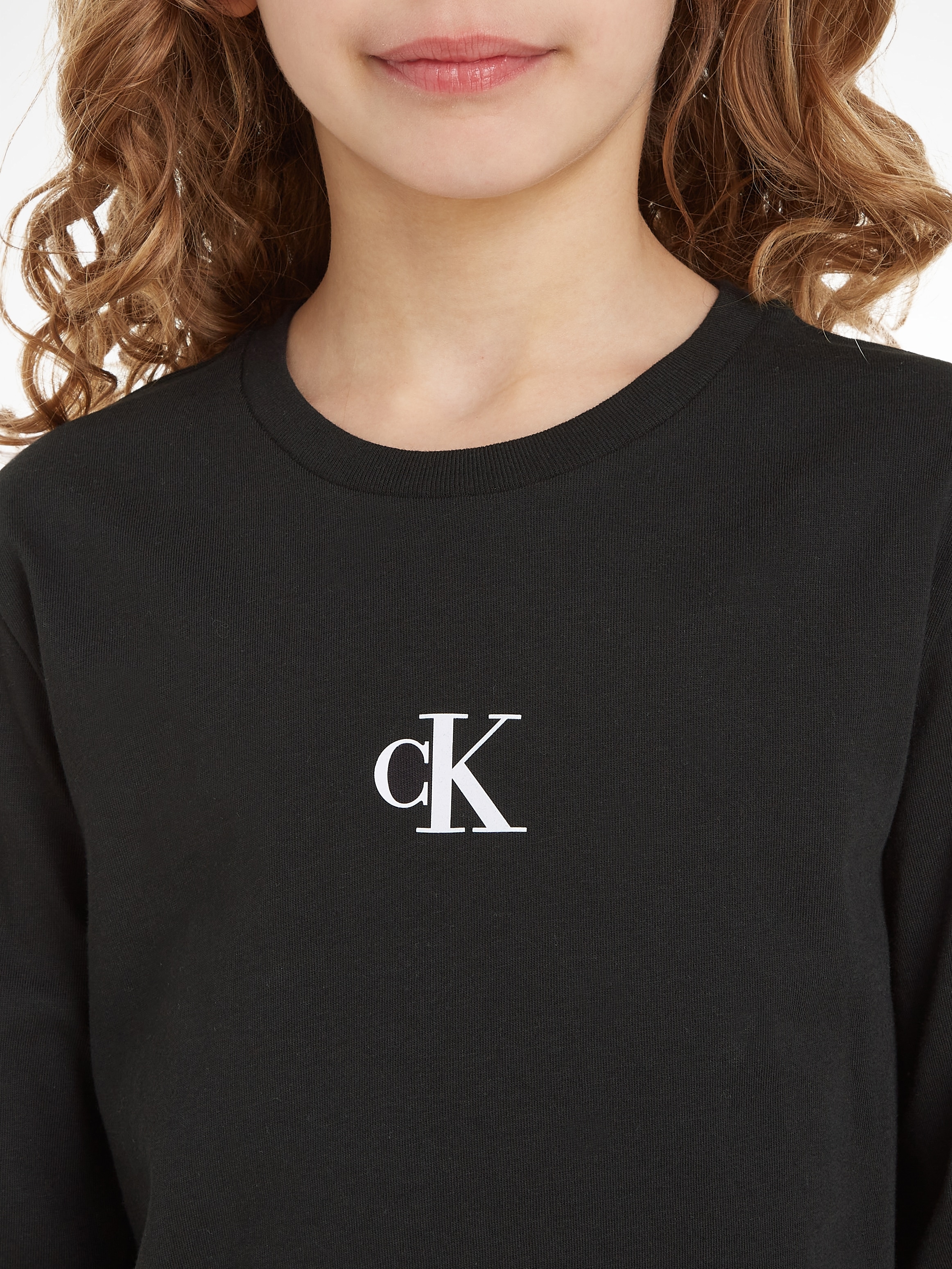 Calvin Klein Jeans Langarmshirt »CK LOGO LS T-SHIRT«, für Kinder bis 16  Jahre kaufen | BAUR