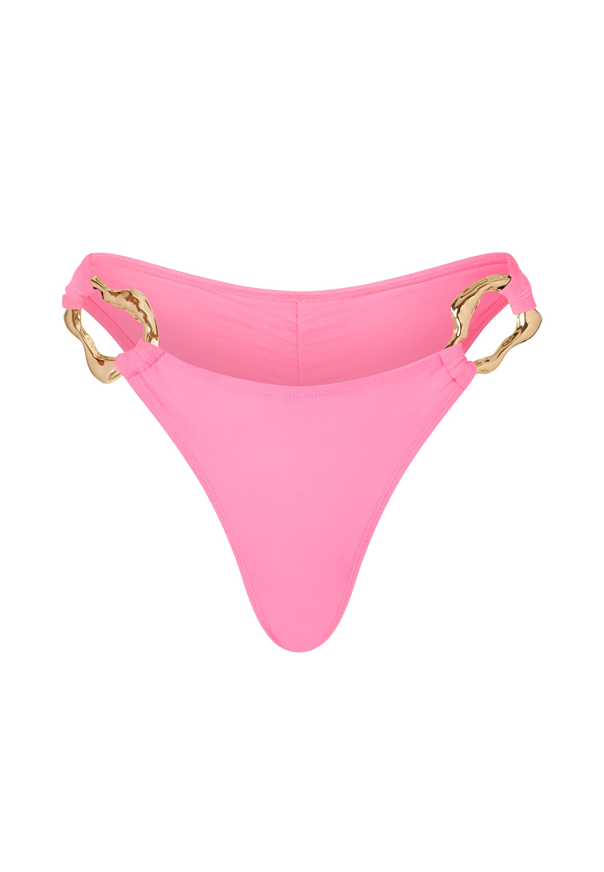 Moda Minx Bikini-Hose »Irregular Hoop Fixed Brazilian Bikini Bottom«, (1 St.), mit edlen Schmuckelementen
