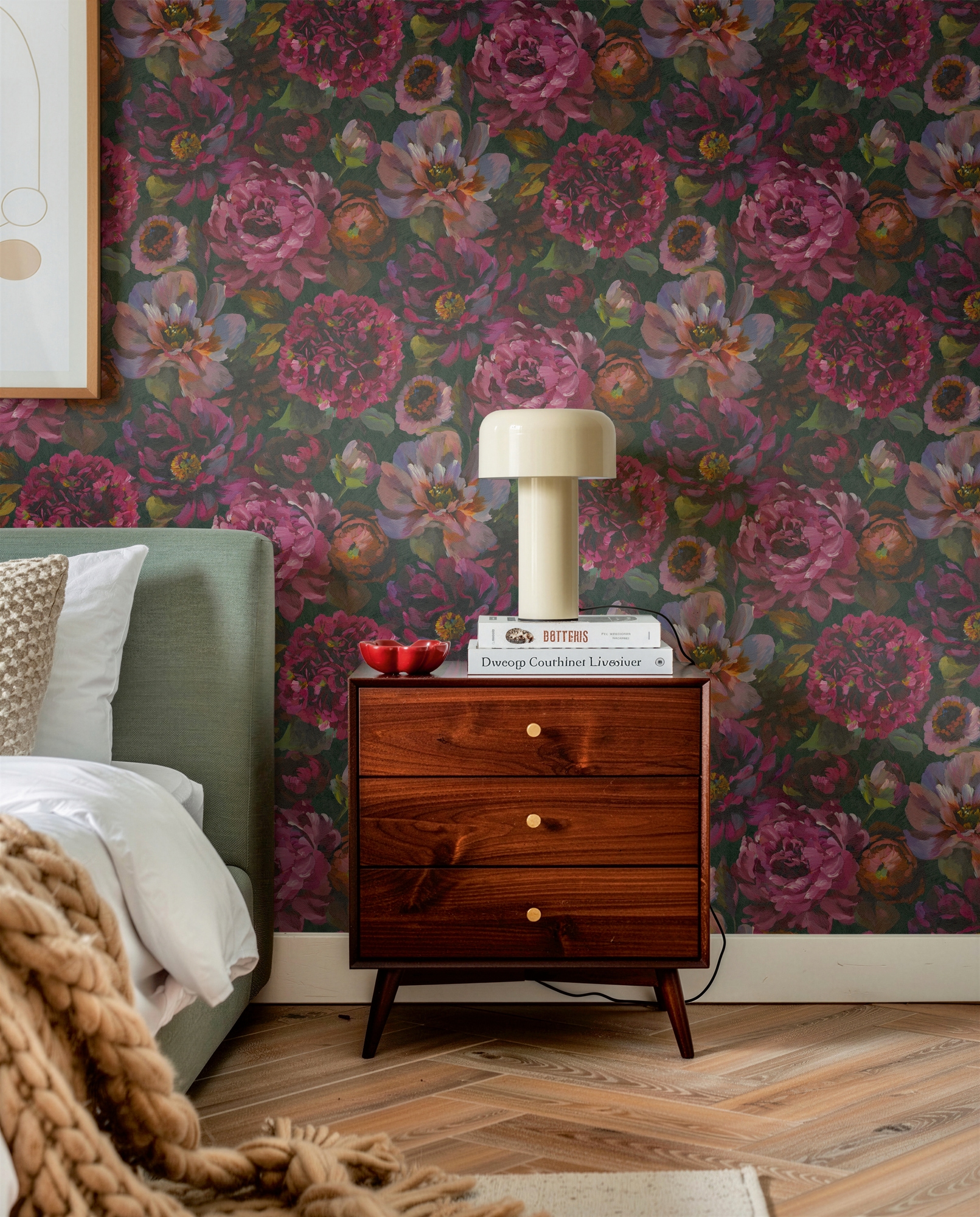 A.S. Création Vliestapete "Trend Spectrum Peony – Opulente Pfingstrosen Vliestapete" floral geblümt leicht glänzend strukturiert Opulente Pfingstrosen mit lebendiger Farbwirkung und Struktur